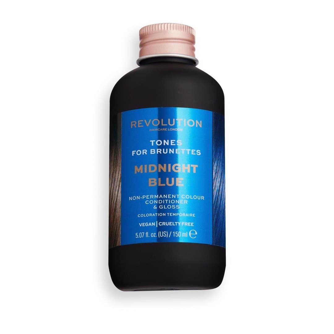 

Revolution Haircare Tones for Brunettes Farba tonująca do włosów ciemnych - Midnight Blue 150ml