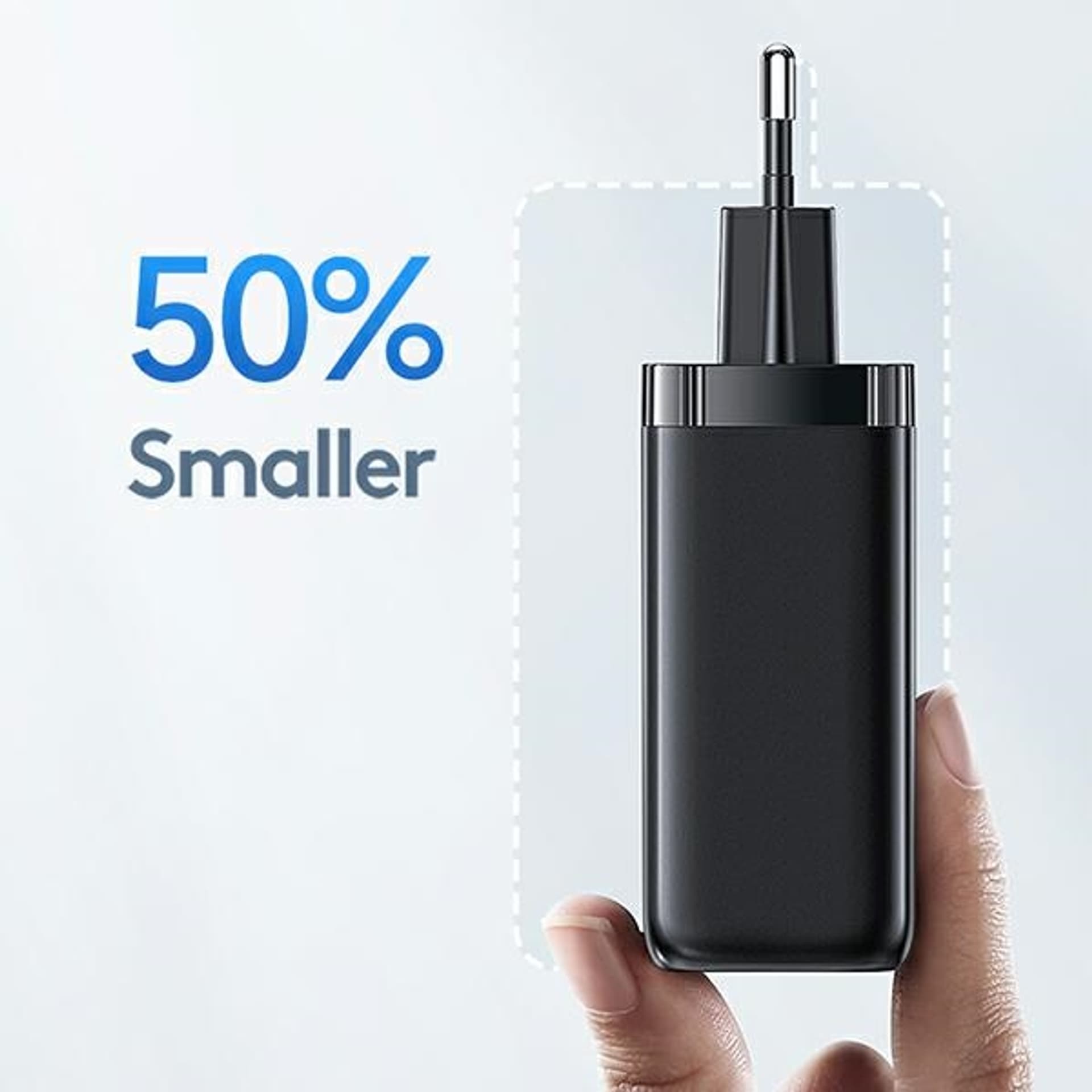 

USAMS Ład. siec. 1xUSB-C+1xUSB T47 65W PD Fast Charging Super Si biały/white CC153TC02 (US-CC153)