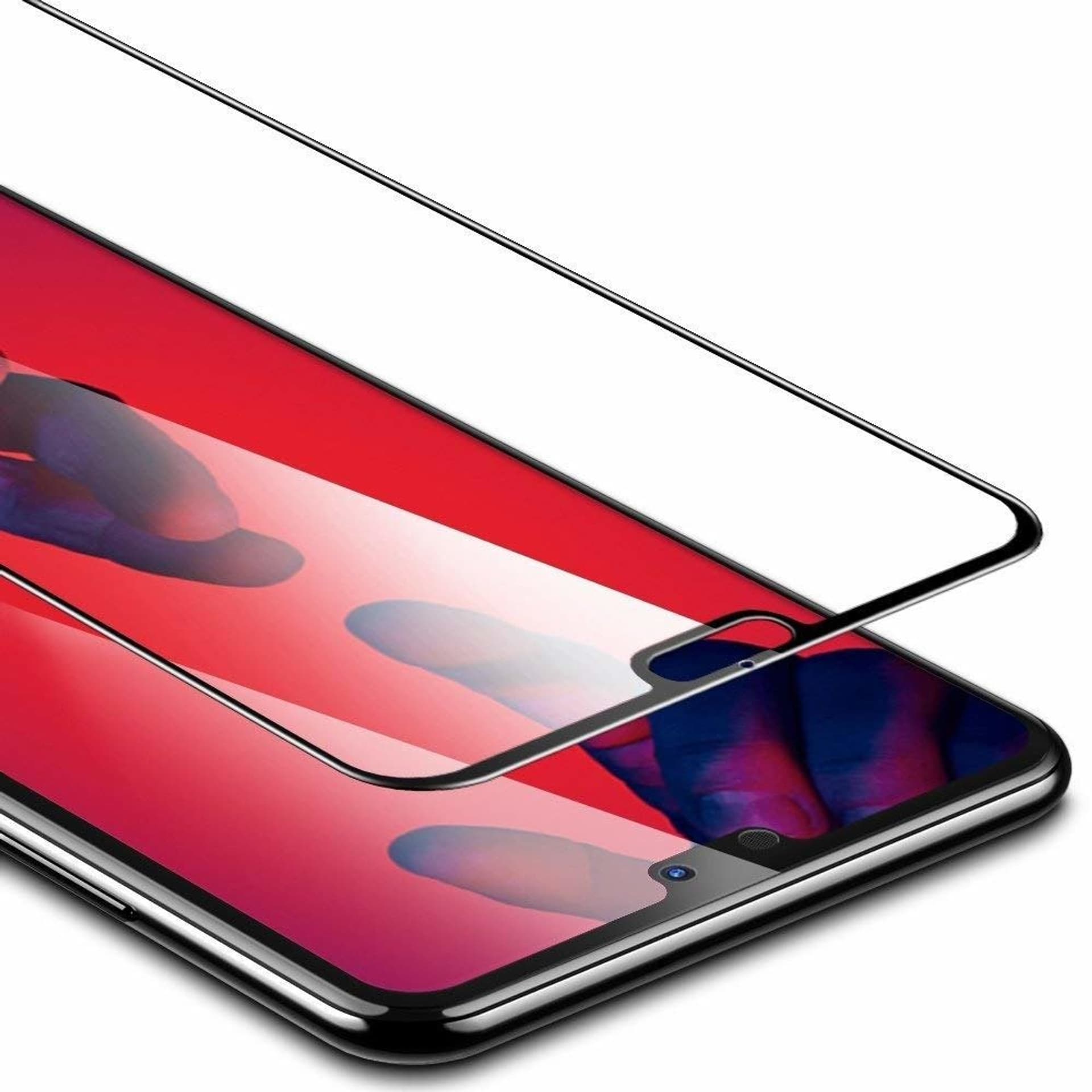 

Hartowane Szkło 5D HUAWEI P20 LITE czarne FULL GLUE