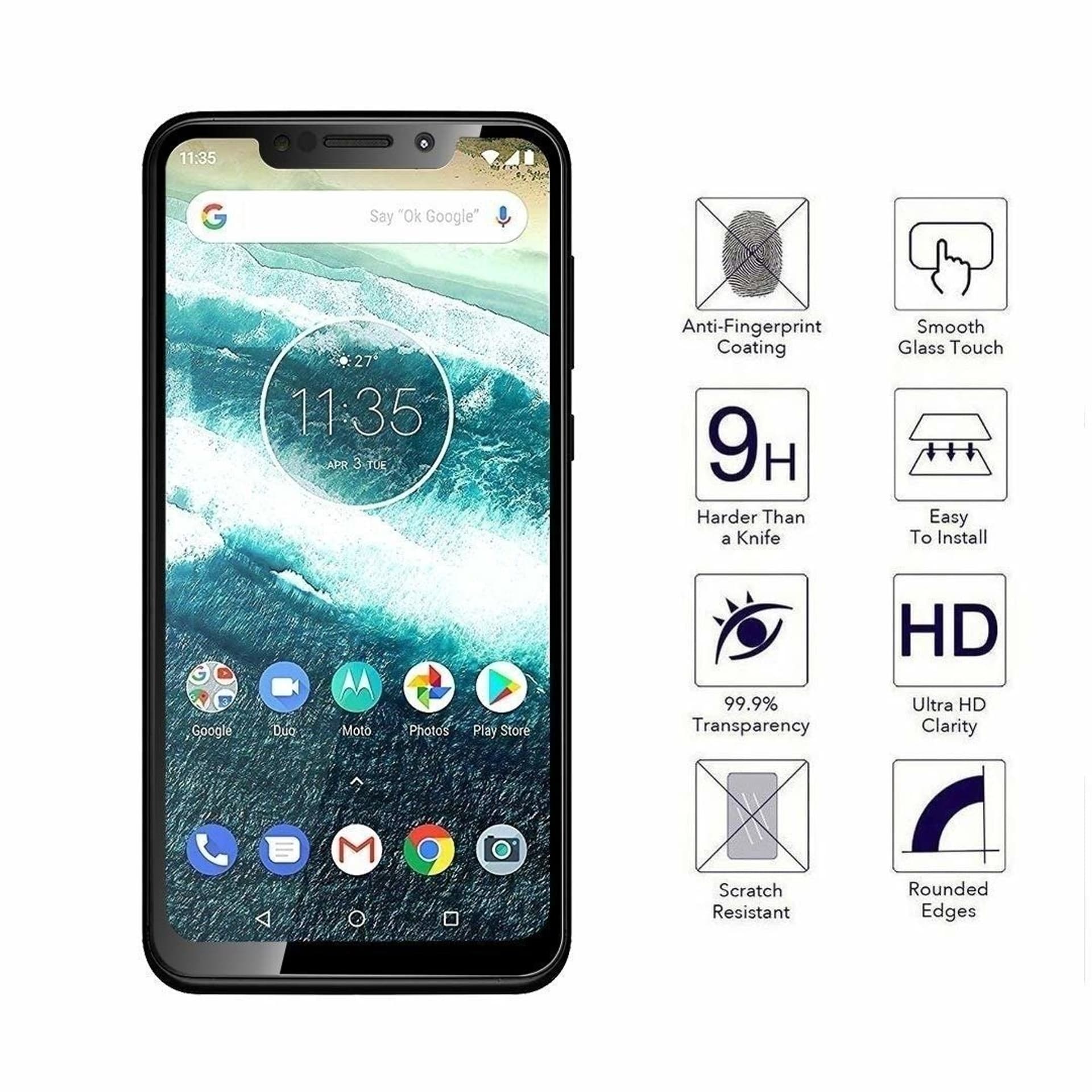 

Szkło hartowane 5D XIAOMI REDMI NOTE 8T Full Glue czarne