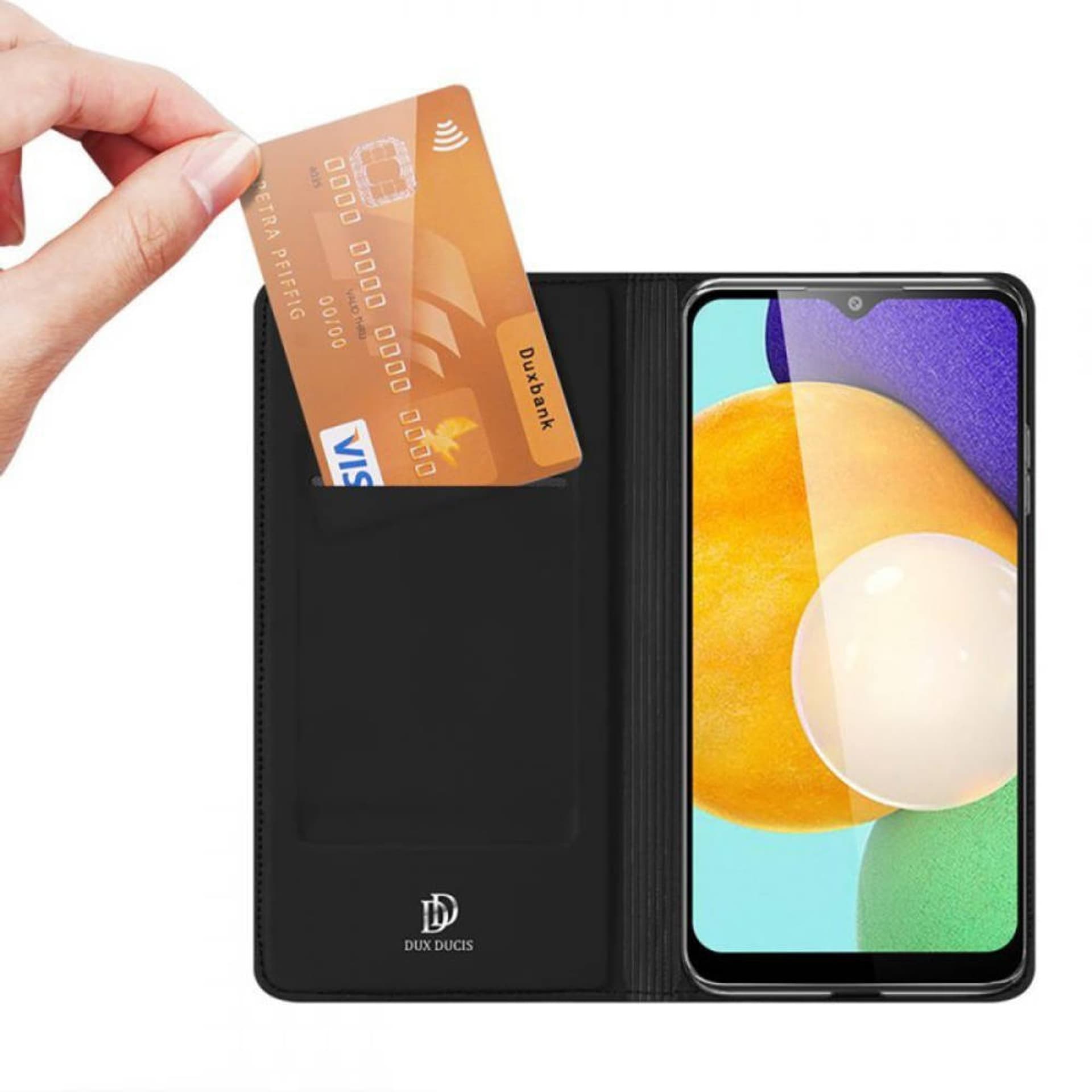 

Etui SAMSUNG GALAXY A13 4G / LTE z Klapką Eko Skóra Dux Ducis Skin Leather czarne