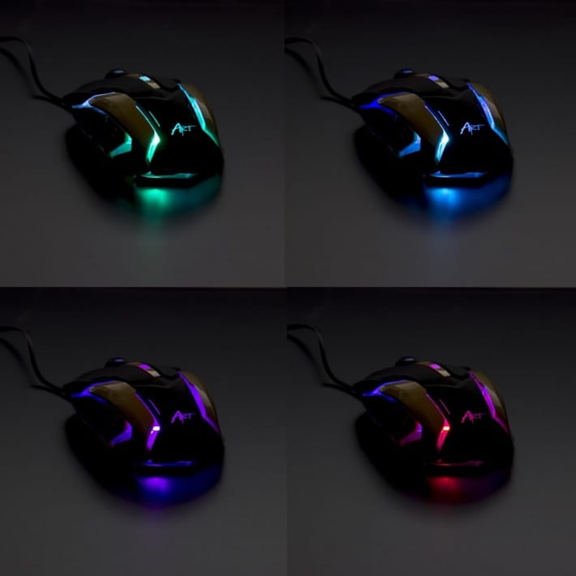 

Mysz gamingowa optyczna RGB Art Myart AM-98