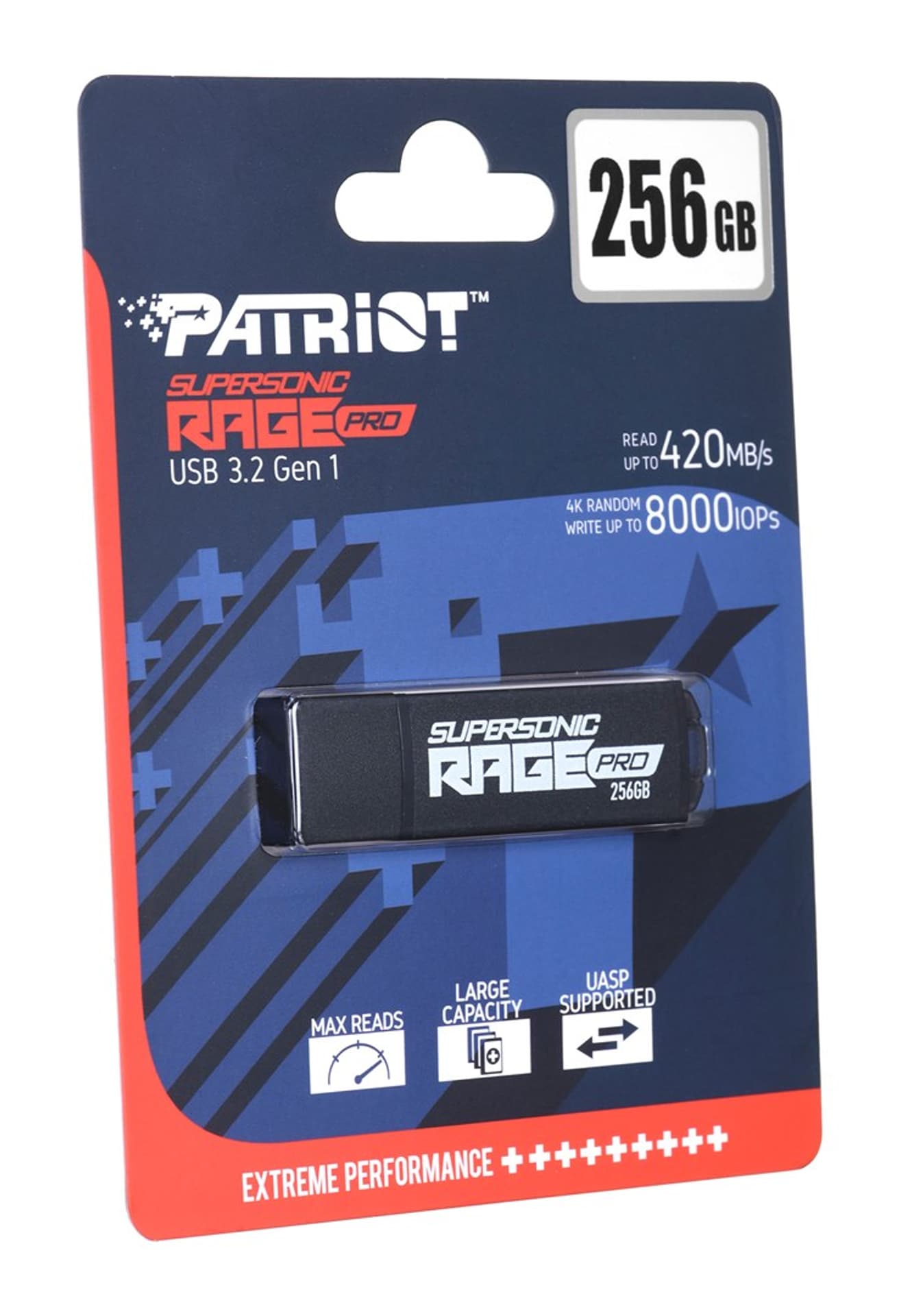 

PATRIOT RAGE PRO 420/400 MB/s 256GB USB 3.2