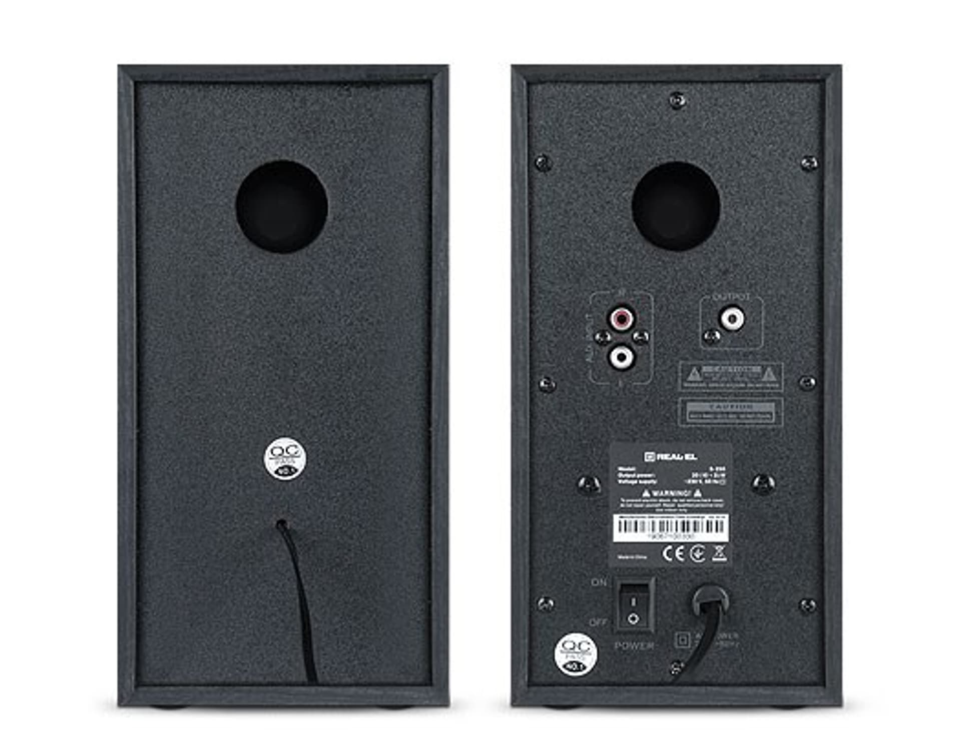 

Zestaw kolumn głośnikowych REAL-EL S-250 (aktywne, 20W, black, 2szt)