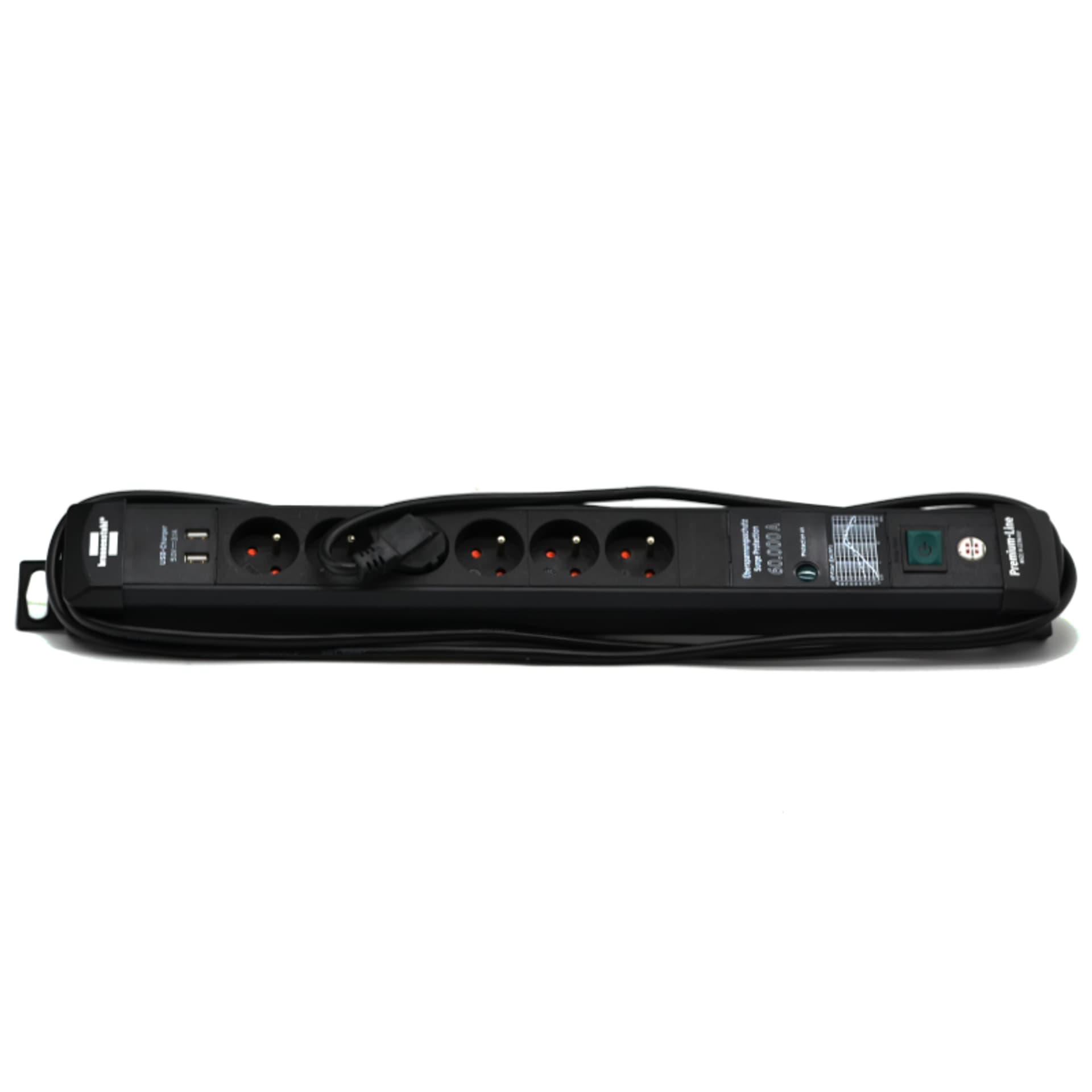 

Listwa przeciwprzepięciowa Premium Line 2xUSB 6 gniazd 3m 60.000A czarna Brennensthul 1951164603