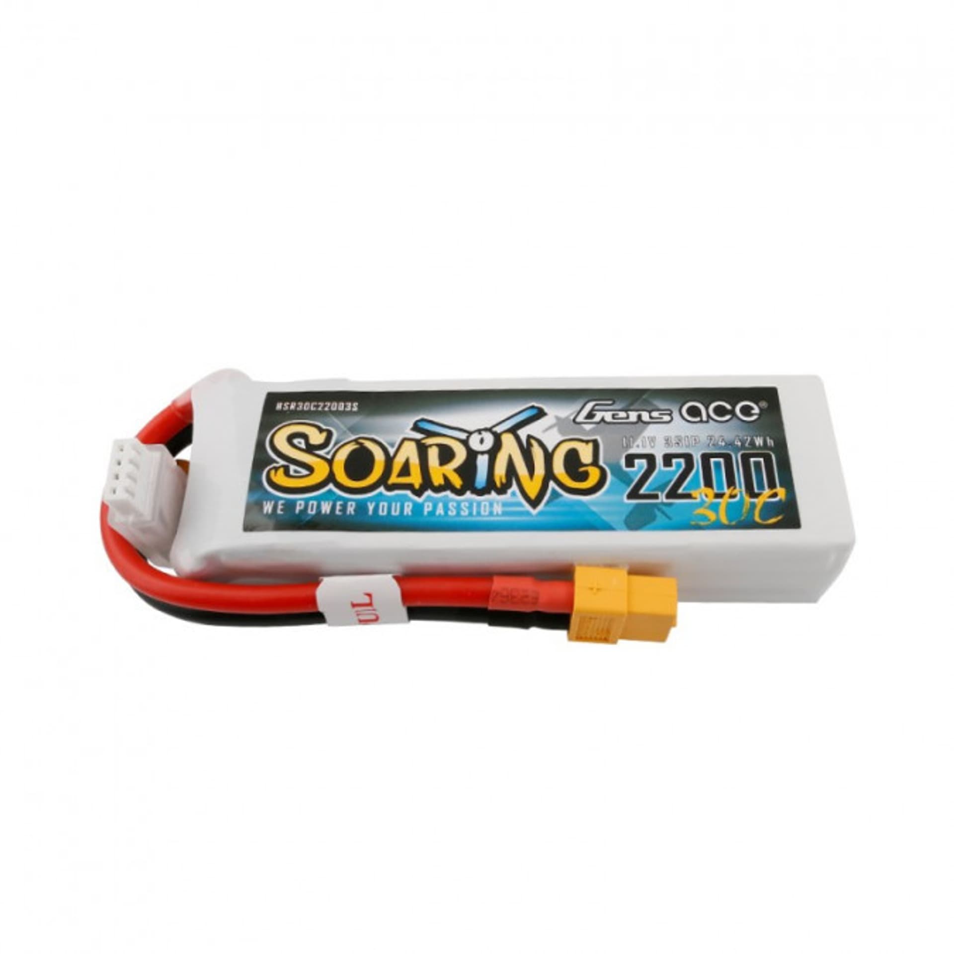 

2200mAh 11.1V 30C SOARING Gens Ace - XT60
