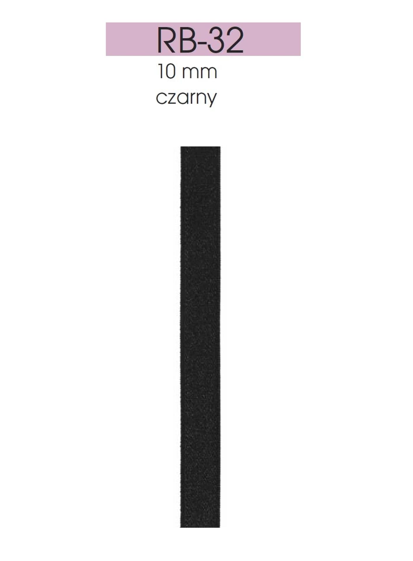 

Ramiączka RB 32 Czarne 10 mm