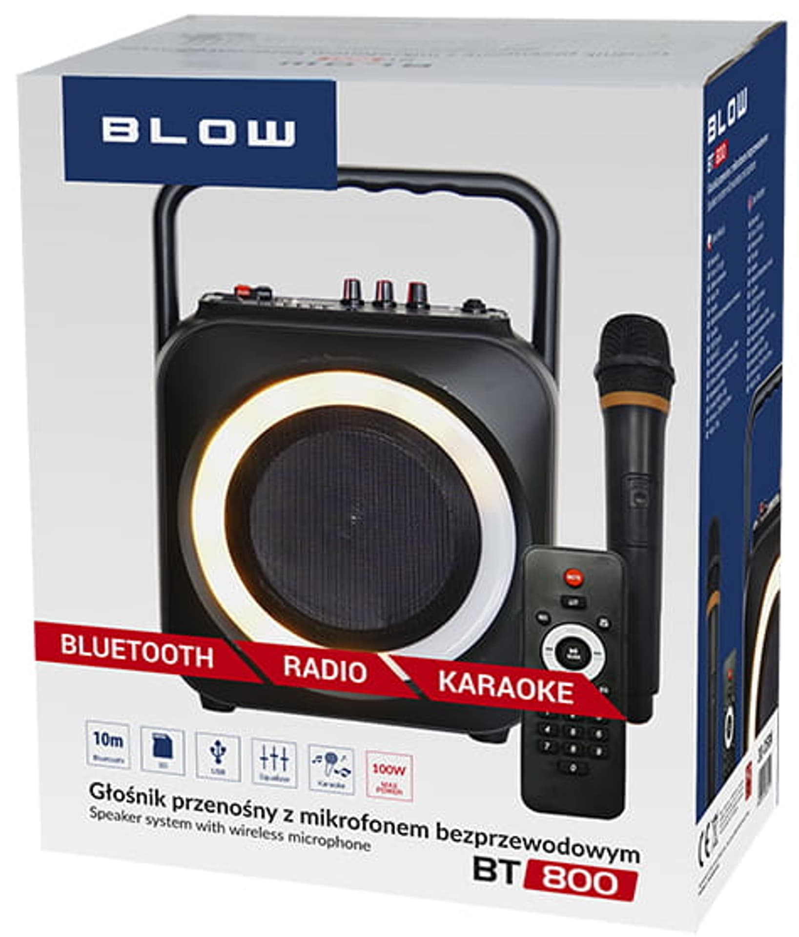 

Głośnik Bluetooth z mikrofonem Blow BT800