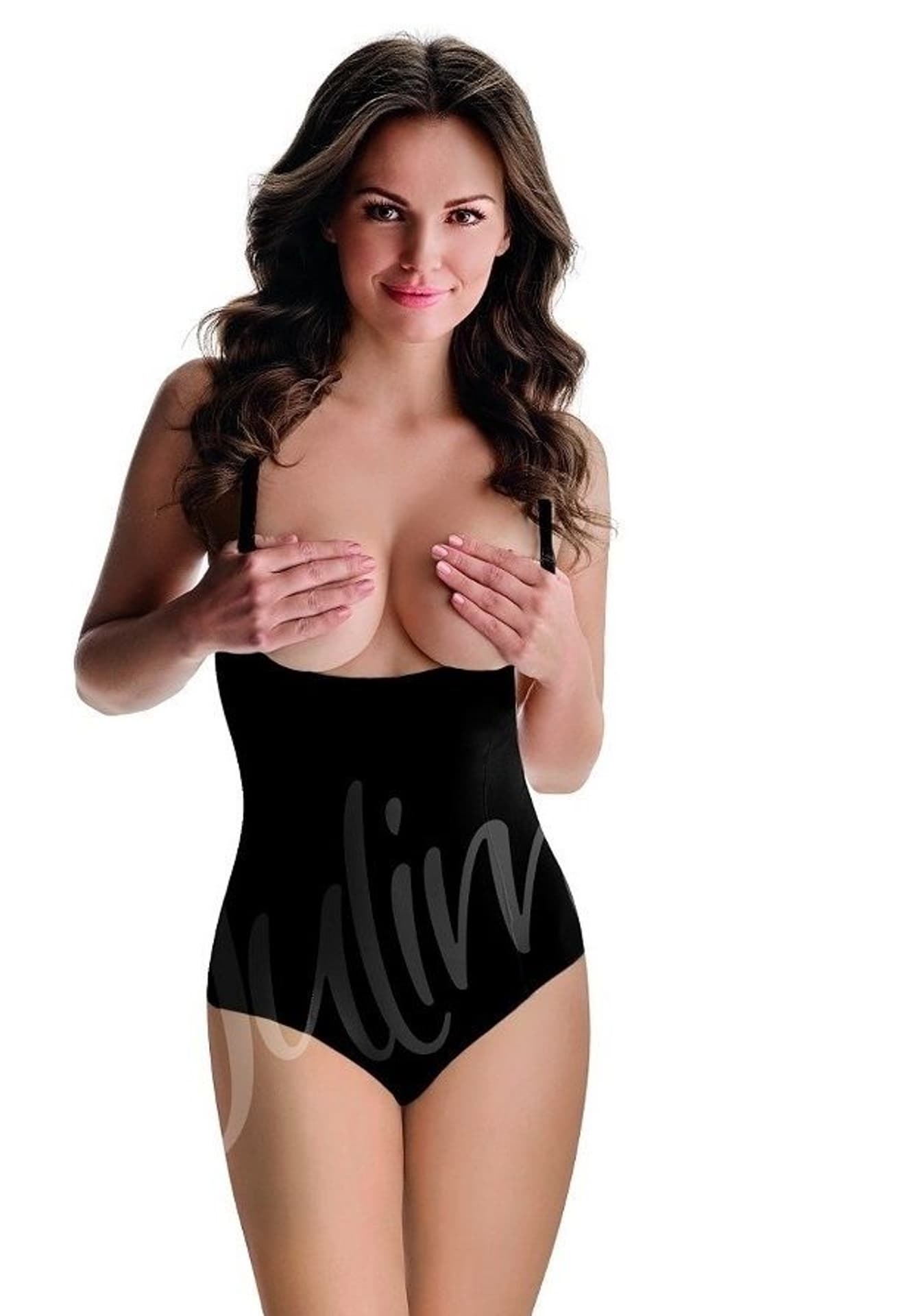 

Body pod biust 219 wyszczuplające + ramiączka silikonowe GRATIS! Czarny (Rozmiar S)