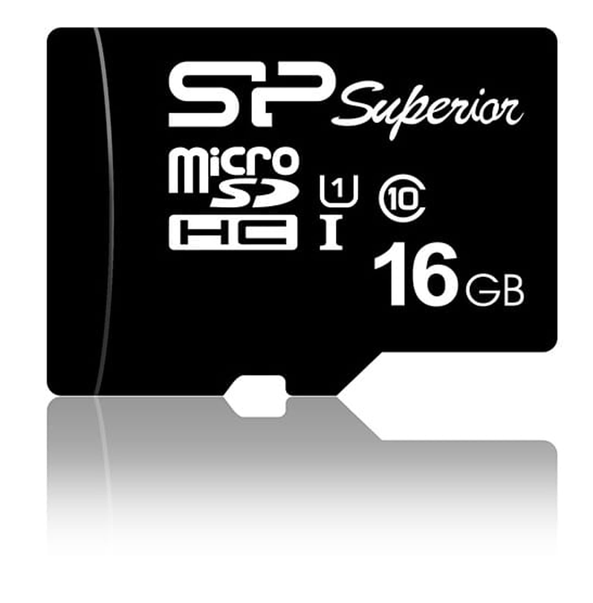 

MicroSD 16GB class 10 Karta pamięci + adapter SD MicroSD 16GB SP