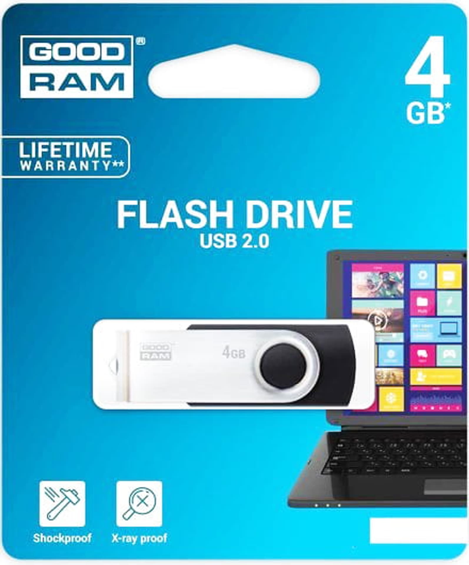 

Pendrive USB 4GB GOODRM UTS2 twister