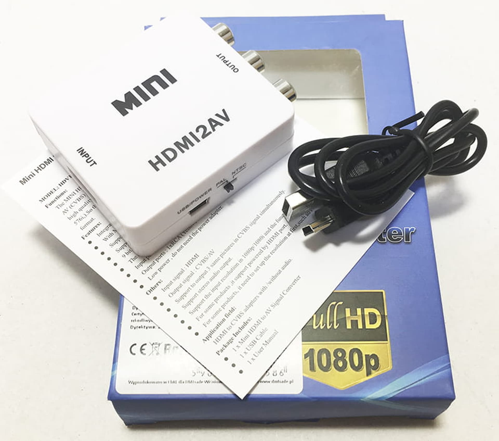 

Konwerter HDMI na 3RCA Spacetronik HDC3RCA01