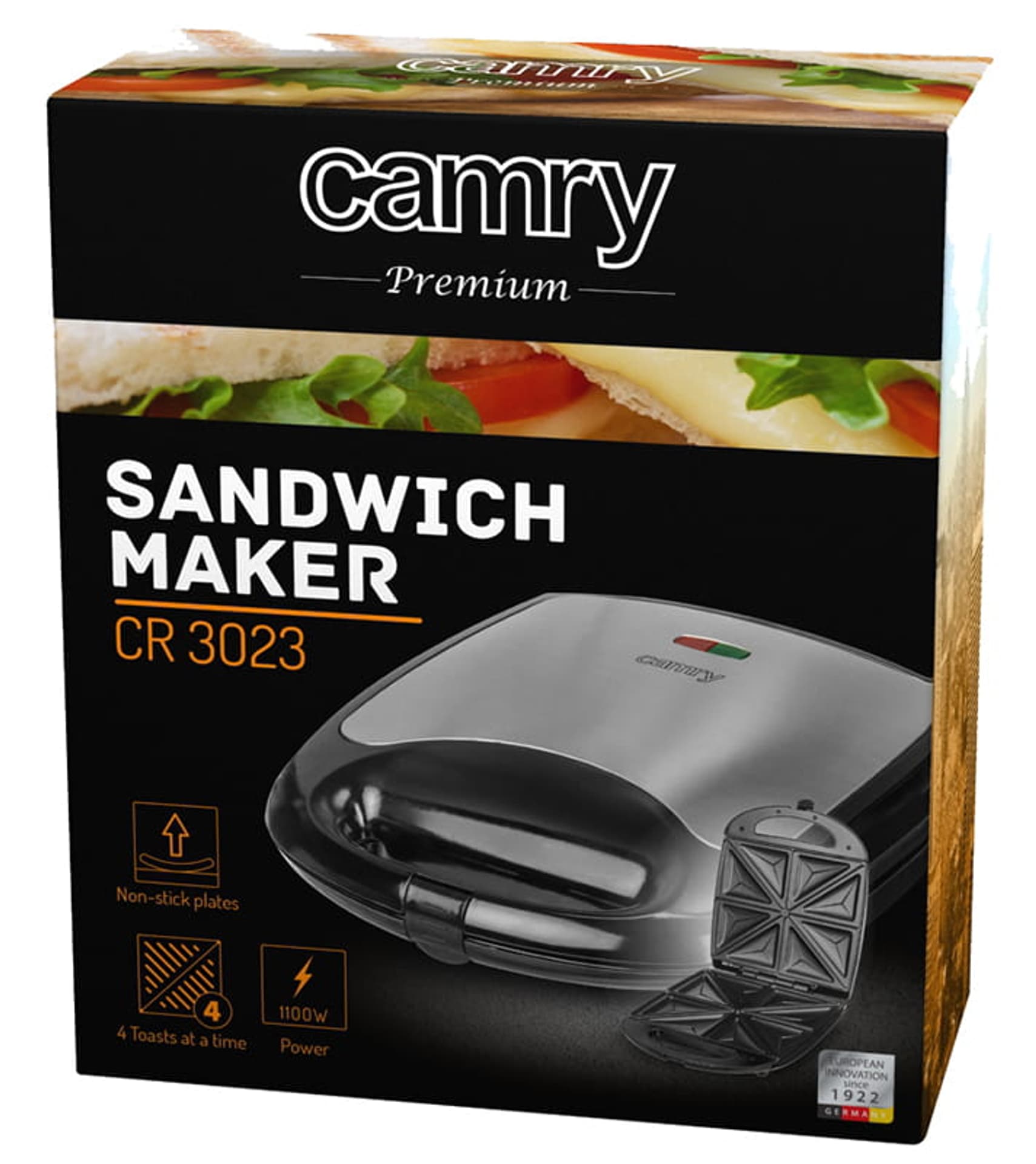 

Opiekacz do kanapek Camry CR 3023 Sandwich