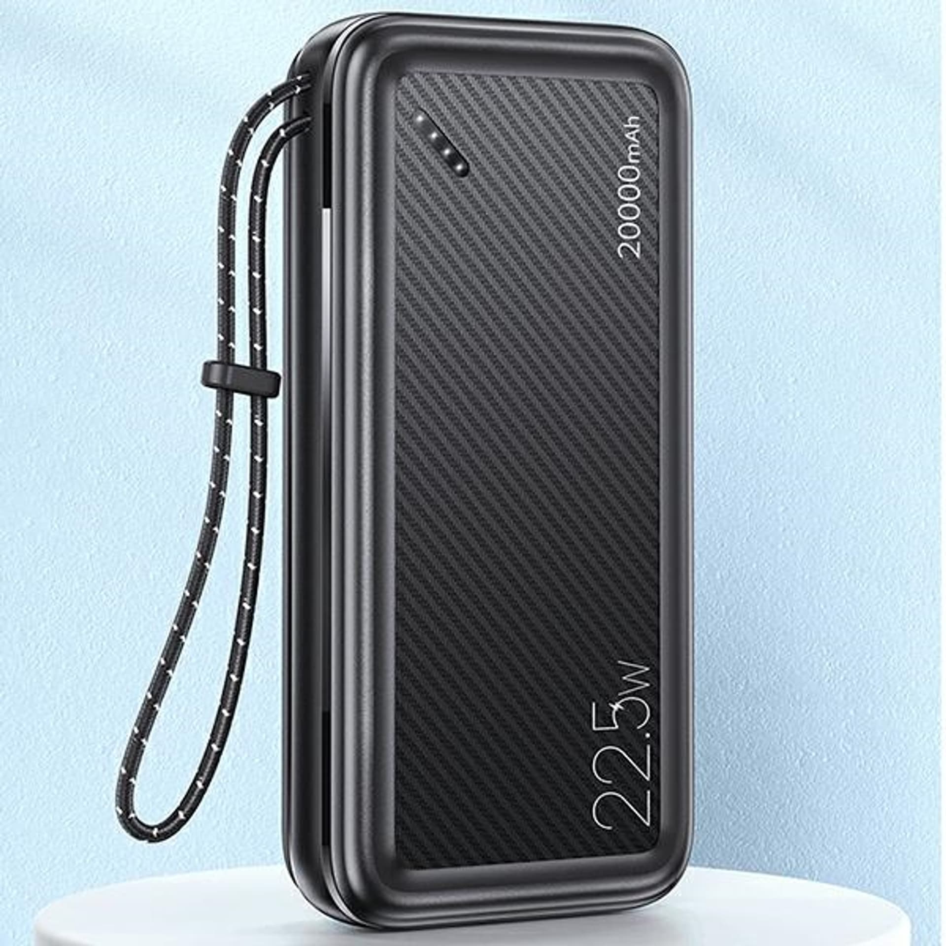 

USAMS Powerbank PB60 20000mAh 22.5W 2xQC3.0+PD Fast Charge czarny/black 20KCD16801 (US-CD168)