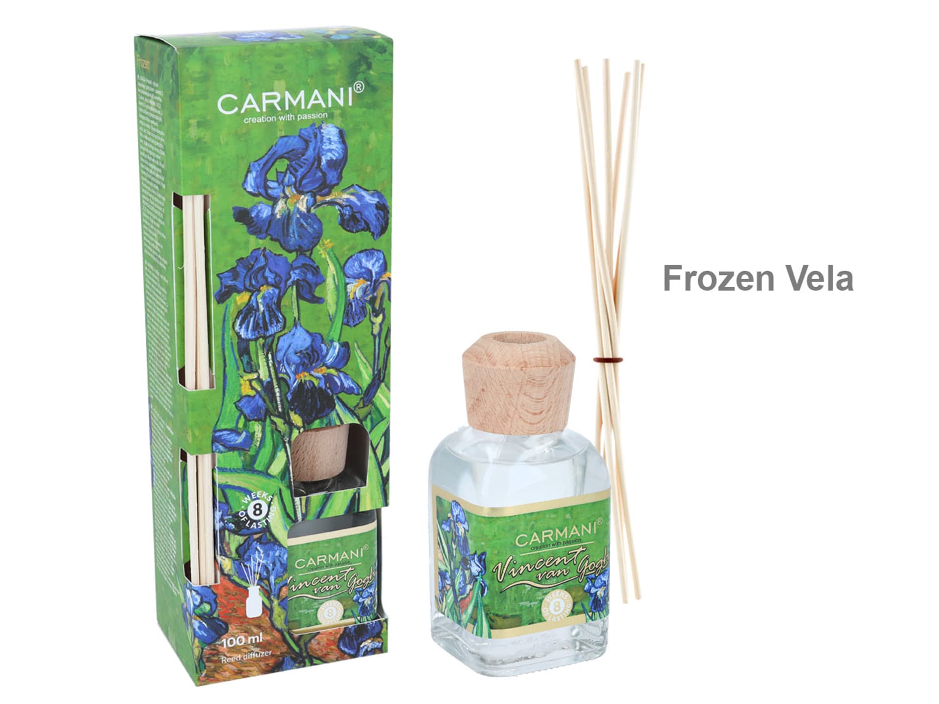 

Dyfuzor zapach - V. van Gogh, Irysy, Frozen Vela (CARMANI)