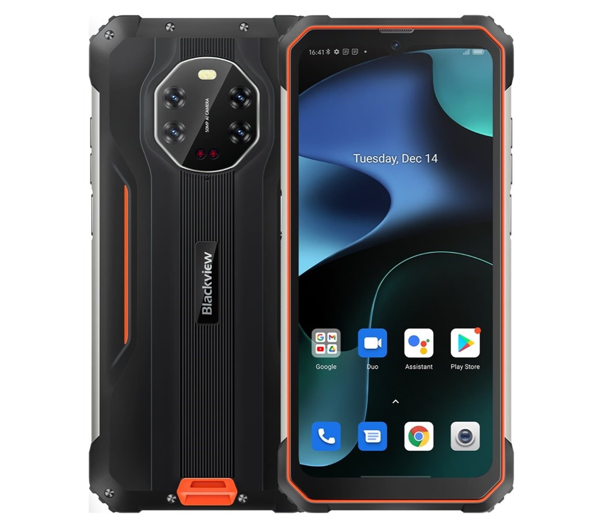 

Smartphone BLACKVIEW BV8800 8/128 GB Dual SIM Pomarańczowy 128 GB Czarno-pomarańczowy BV8800-OE/BV