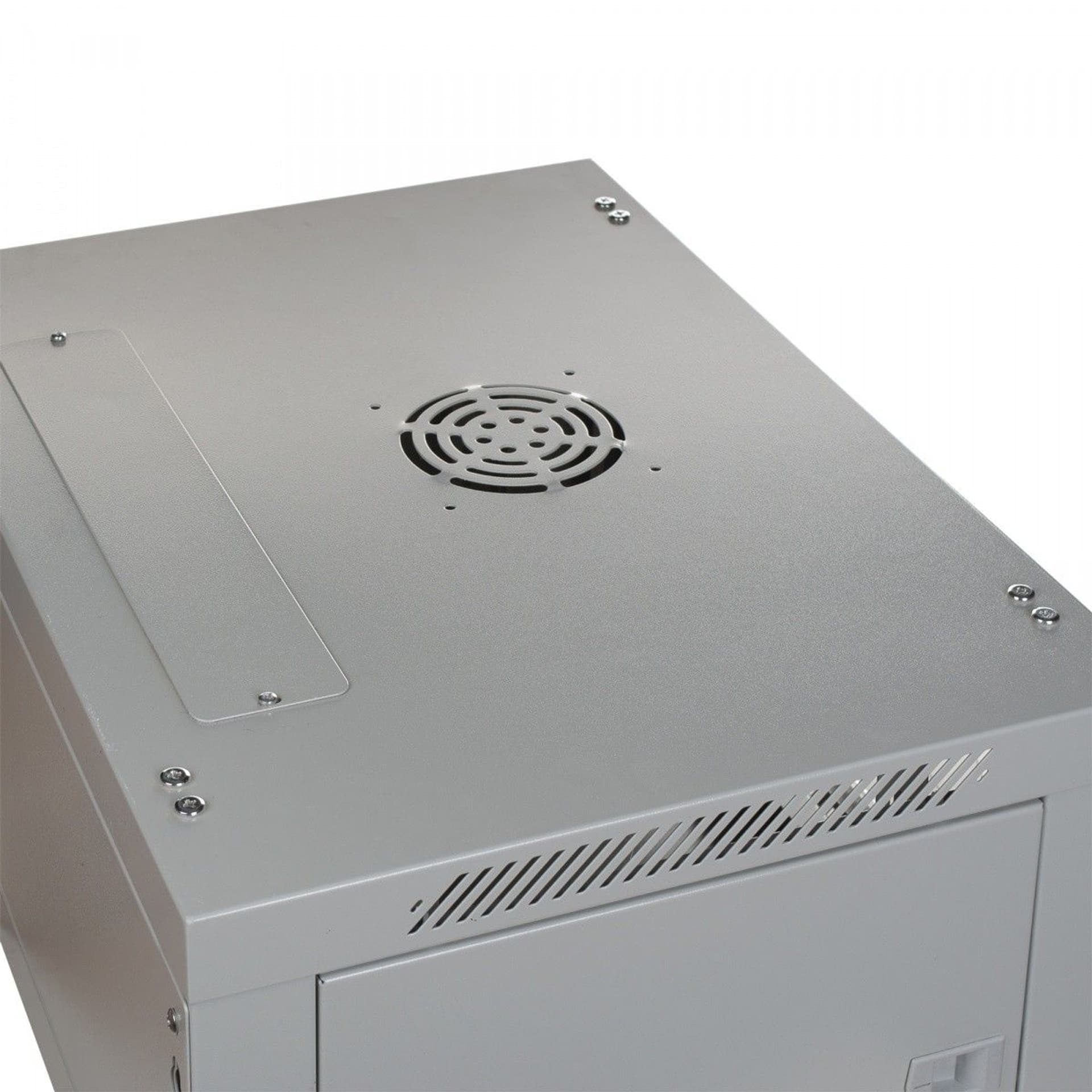 

Szafa wisząca jednosekcyjna 19" 6U 368/600/600mm, drzwi szklane, szara (RAL 7035)