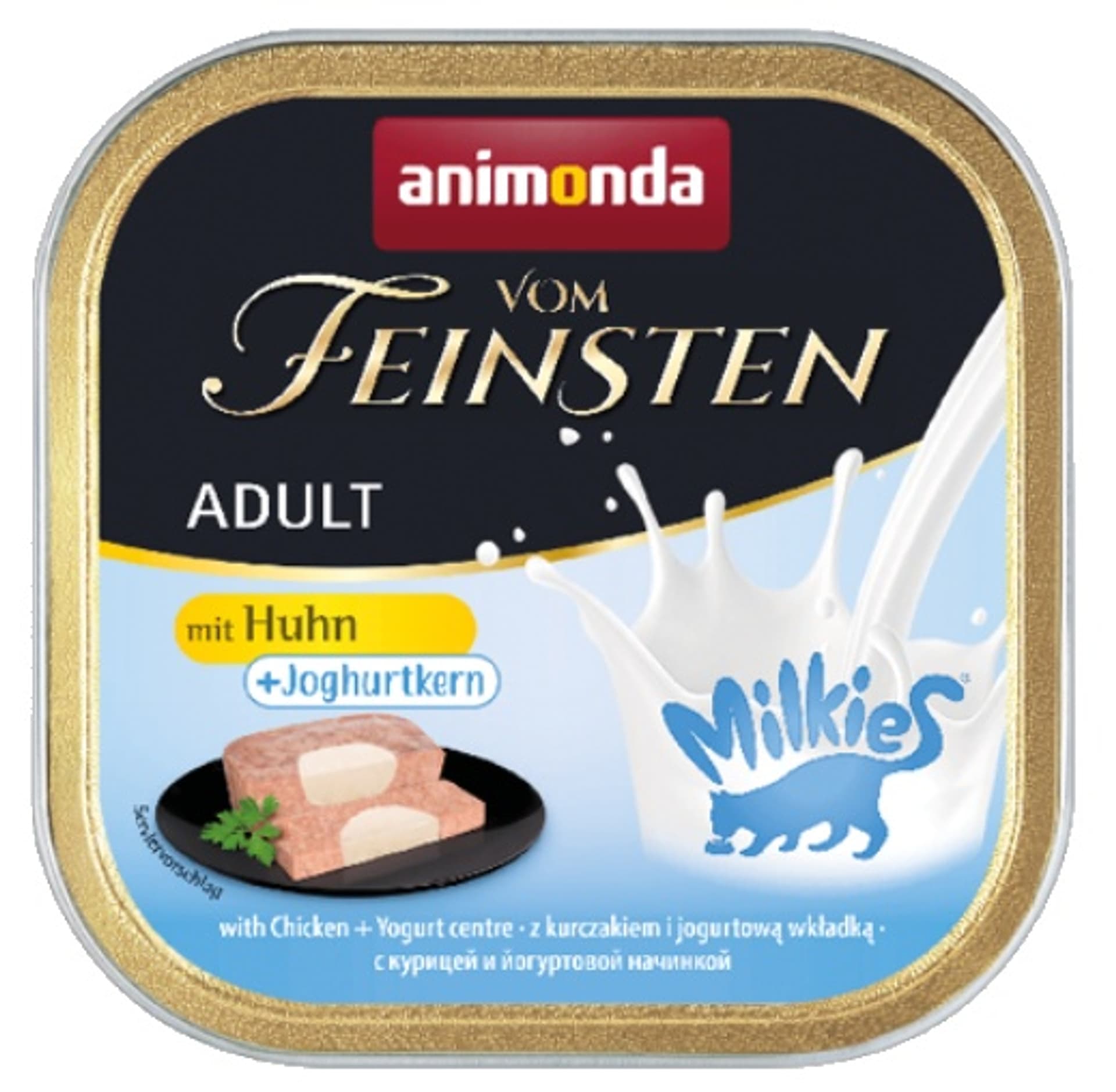 

Animonda vom Feinsten Milkies Cat Kurczak + Jogurt tacka 100g