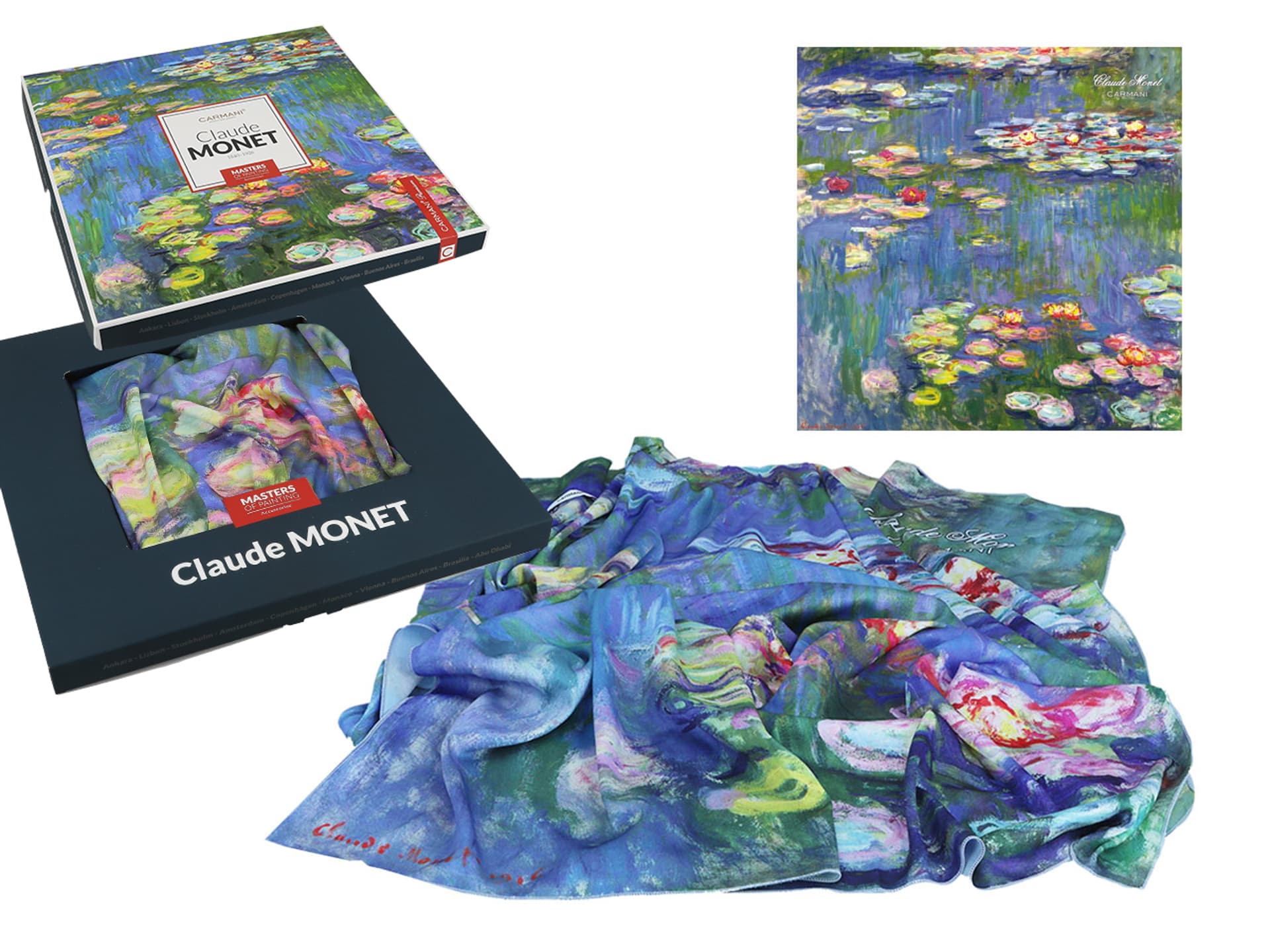 

Chusta - C. Monet, Lilie wodne (CARMANI)