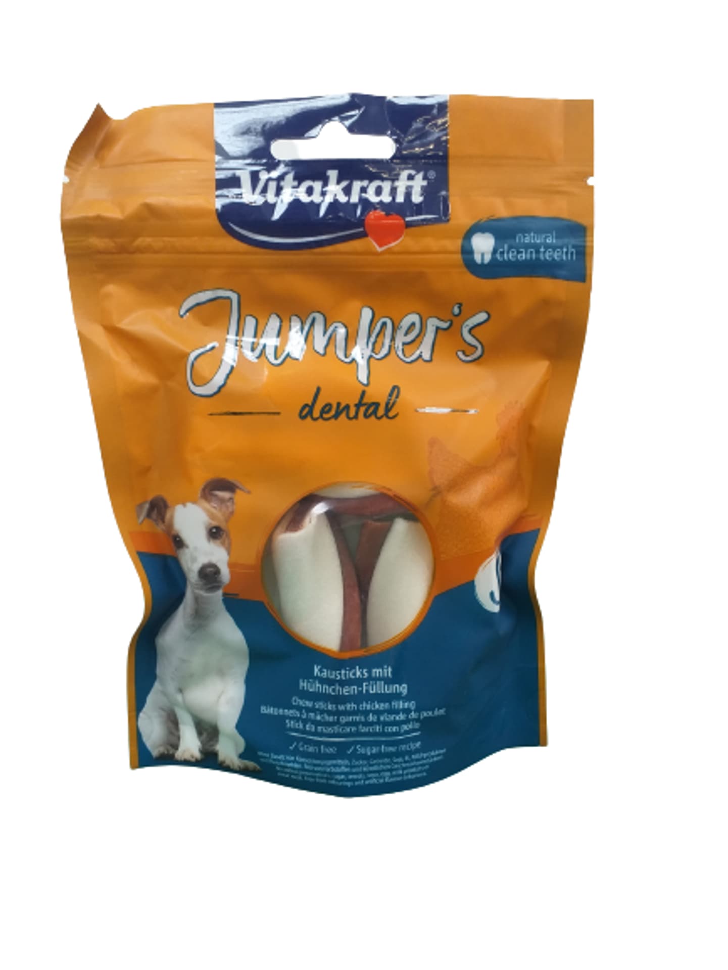 

VITAKRAFT JUMPERS DENTAL TWISTED S przysmak z kurczakiem dla psa 150g