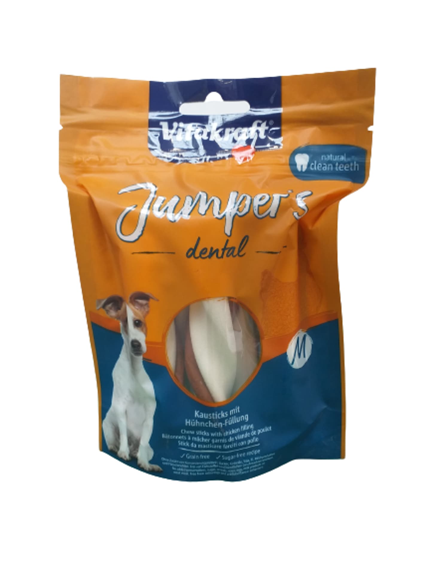 

VITAKRAFT JUMPERS DENTAL TWISTED M przysmak z kurczakiem dla psa 150g