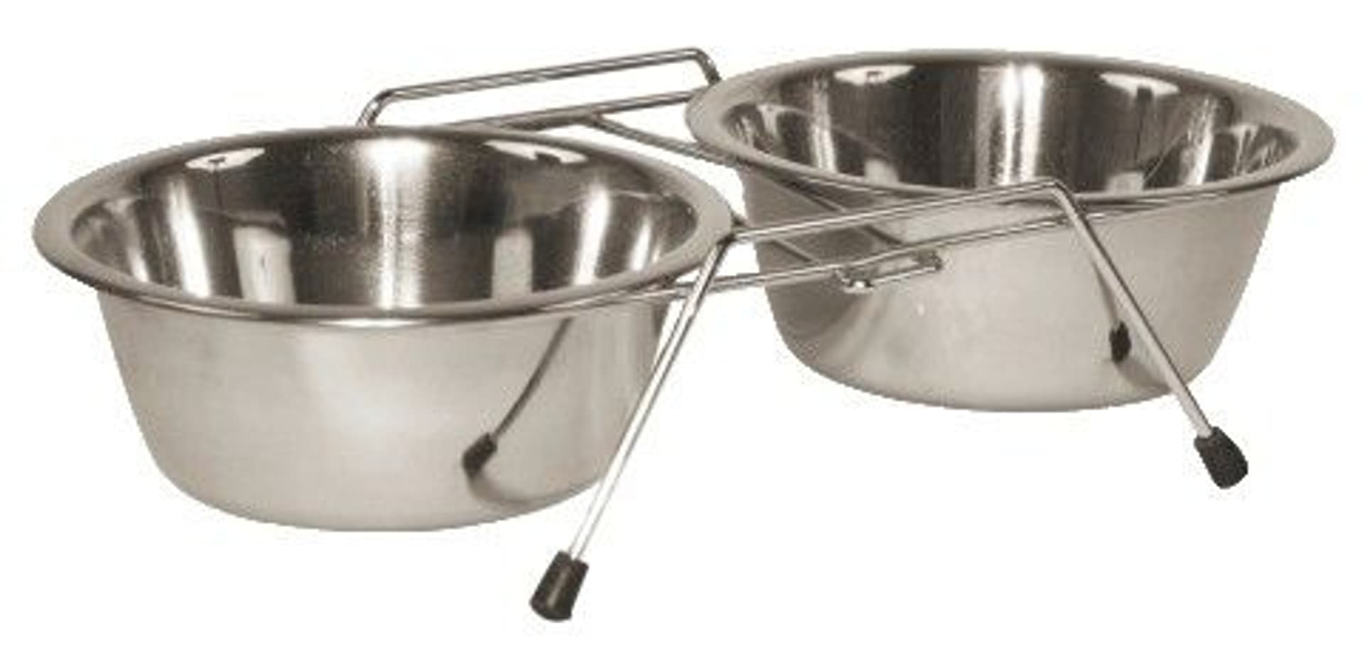 

KERBL Stojak podwójny z miskami dla psa 2x450ml [83407]