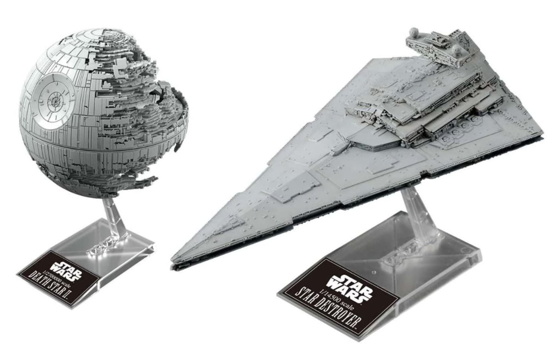 

Modele do sklejania Star Wars Gwiazda Śmierci i Krążownik Imperium 1/14500