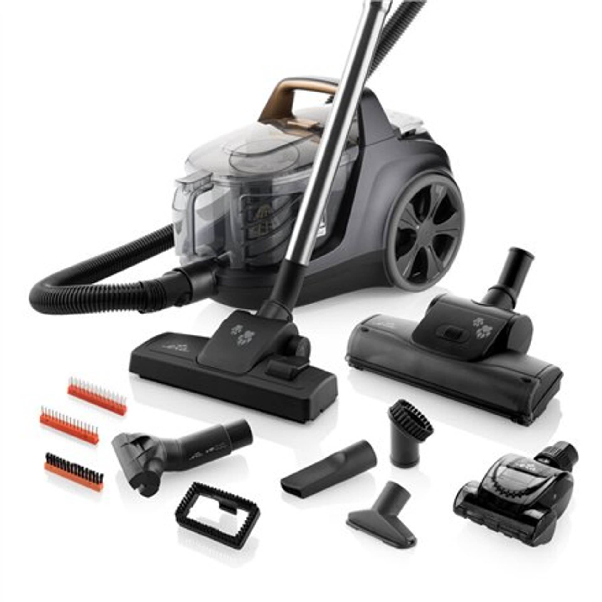 

ETA Vacuum cleaner Grande Animal ETA222390000 Bagless, Power 850 W, Dust capacity 3.2 L, Black/Gold