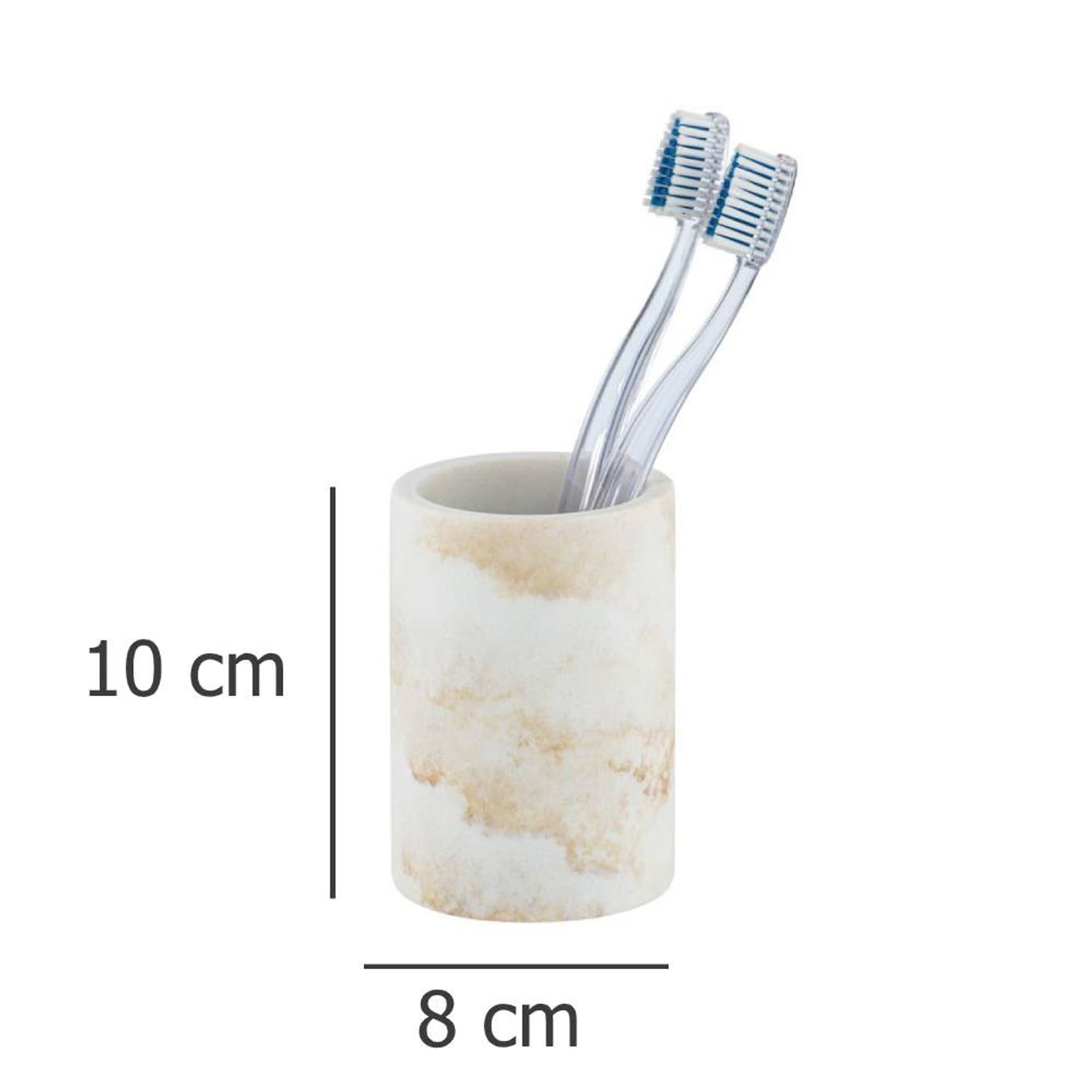 

Kubek na szczoteczki Odos White
