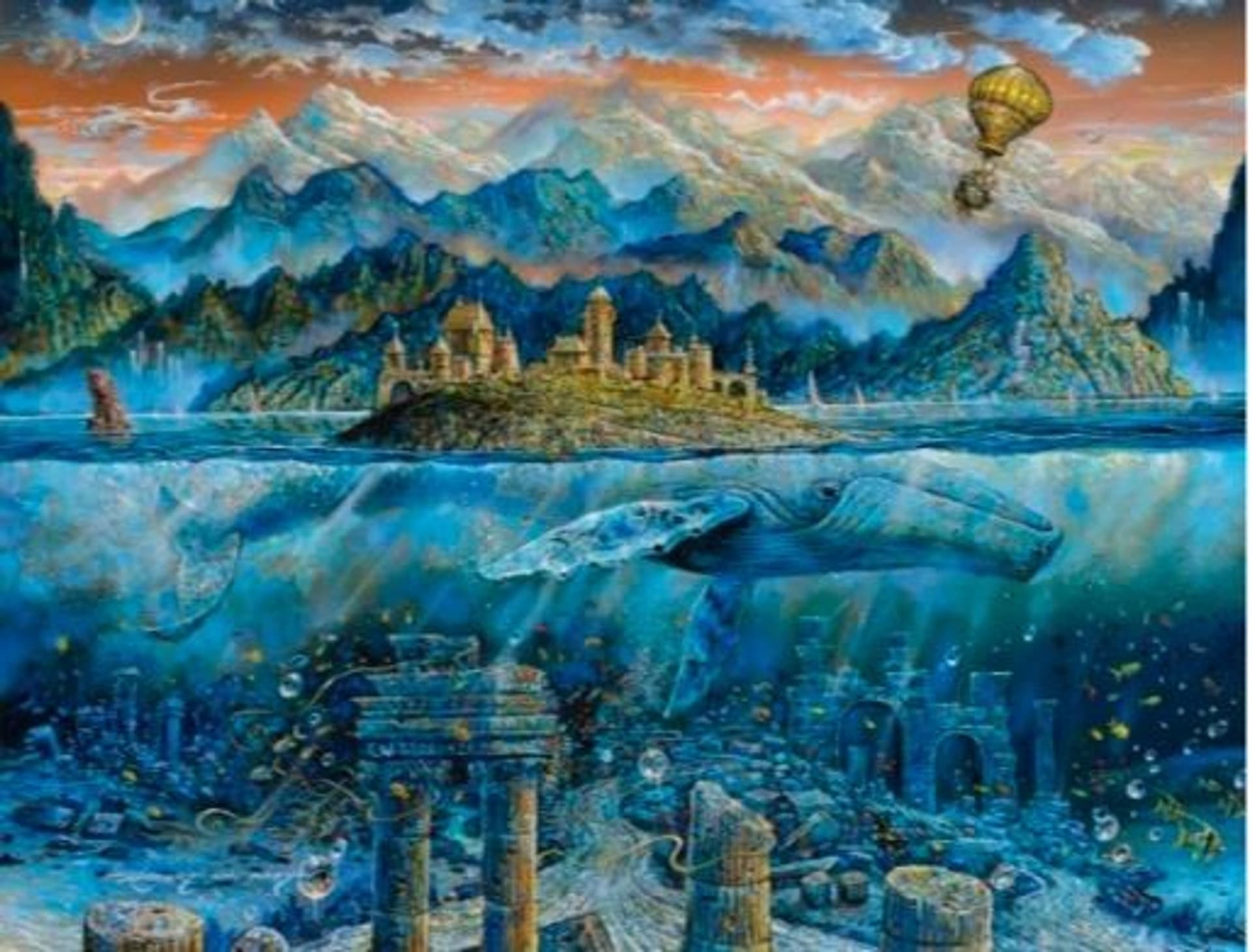 

Puzzle 2000 elementów Wieloryb mądrości
