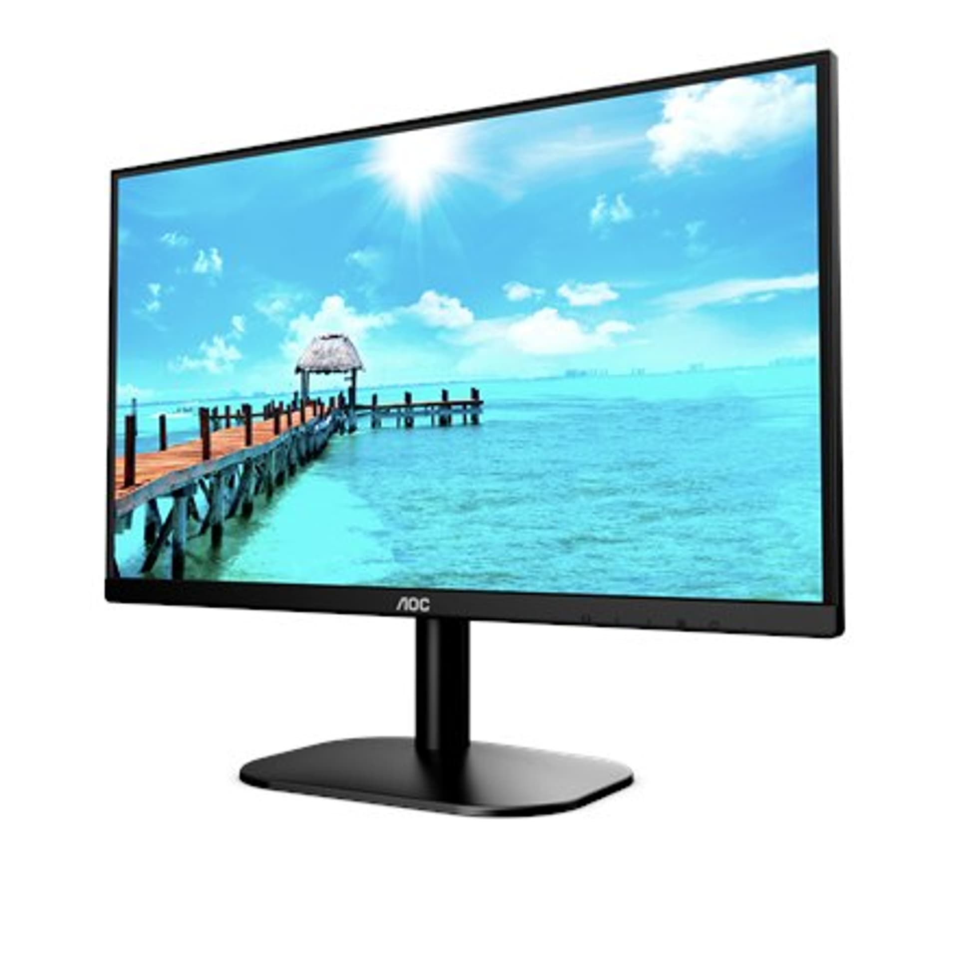 

AOC Monitor 24B2XHM2 23.8 ", VA, FHD, 1920 x 1080 pixels, 16:9, 4 ms, 250 cd/m², Black, Headphone out (3.5mm), 75 Hz, HDMI ports, 3.5mm)/75 hz/hdmi port