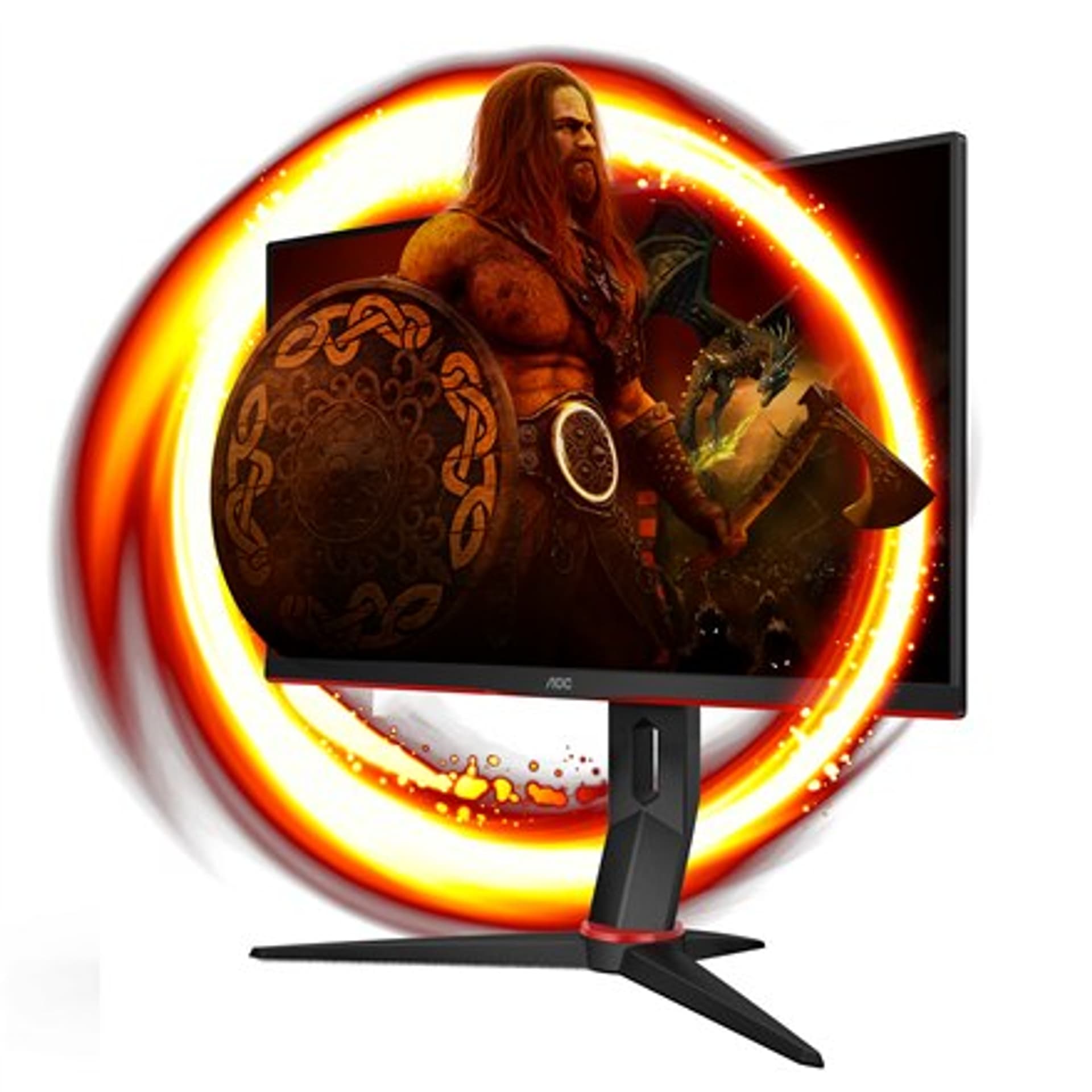 

AOC Monitor 24G2ZU/BK 23.8 ", IPS, FHD, 1920 x 1080, 16:9, 1 ms, 350 cd/m, Black, Headphone out (3.5mm), 240 Hz, HDMI ports qua, 3.5mm)/240 hz/hdmi ports qu