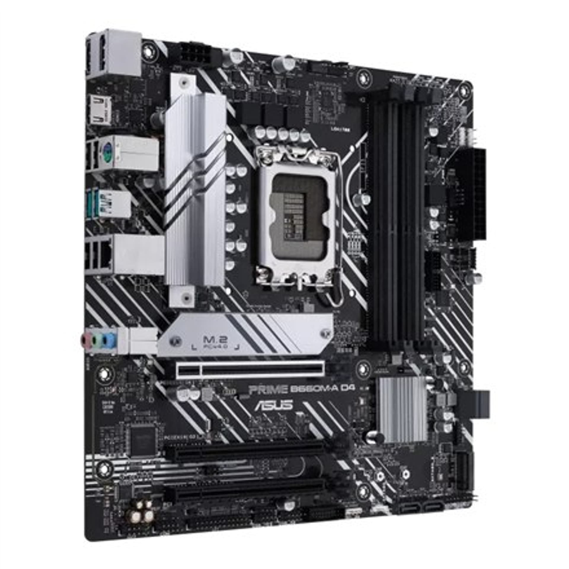 

Asus PRIME B660M-A D4 Processor family Intel, Processor socket LGA1700, DDR4 DIMM, Memory slots 4, Supported hard disk drive in