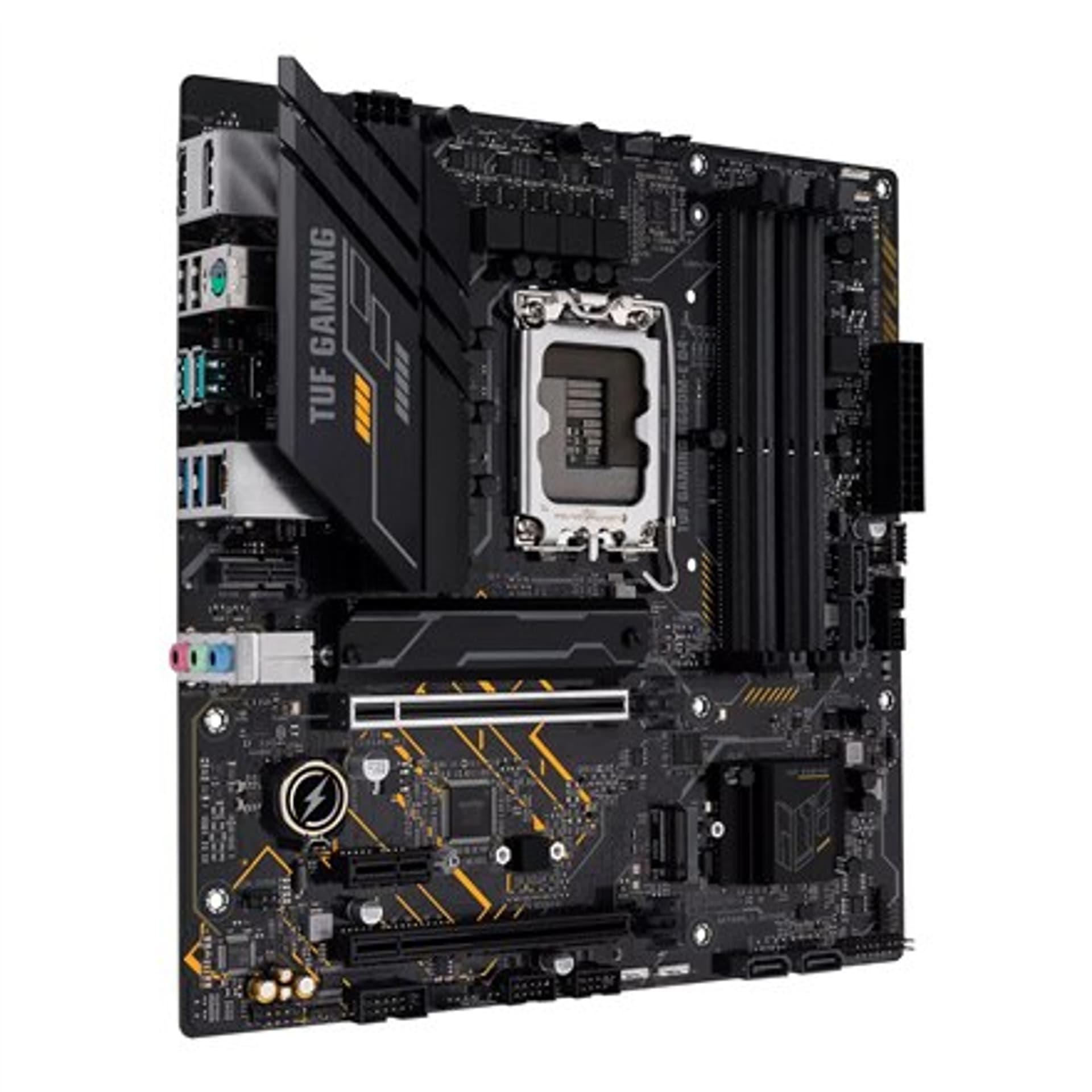 

Asus TUF GAMING B660M-E D4 Processor family Intel, Processor socket LGA1700, DDR4 DIMM, Memory slots 4, Supported hard disk dri
