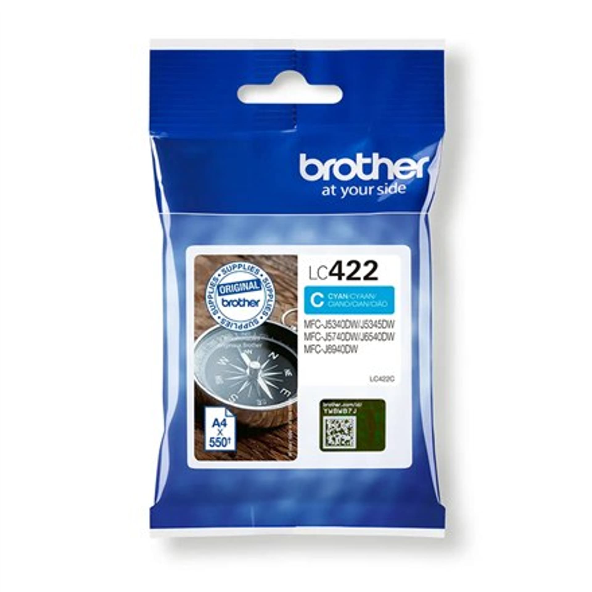 

Brother LC422C Ink Cartridge, Cyan