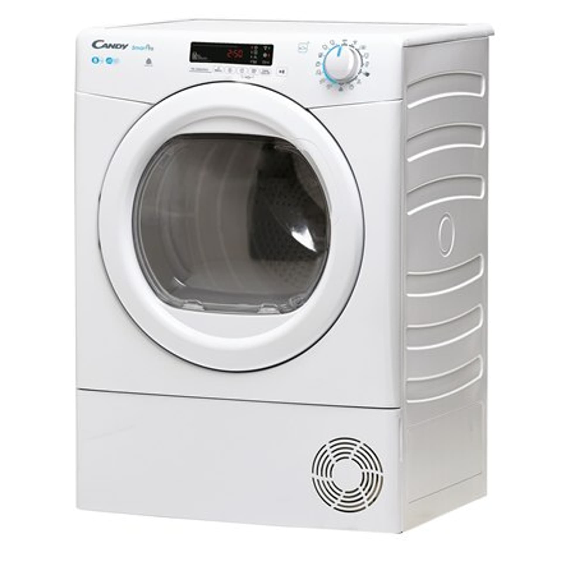

Candy Tumble Dryer CSOE C8DG-S Energy efficiency class B, Front loading, 8 kg, Condensation, LCD, Depth 58.5 cm, White