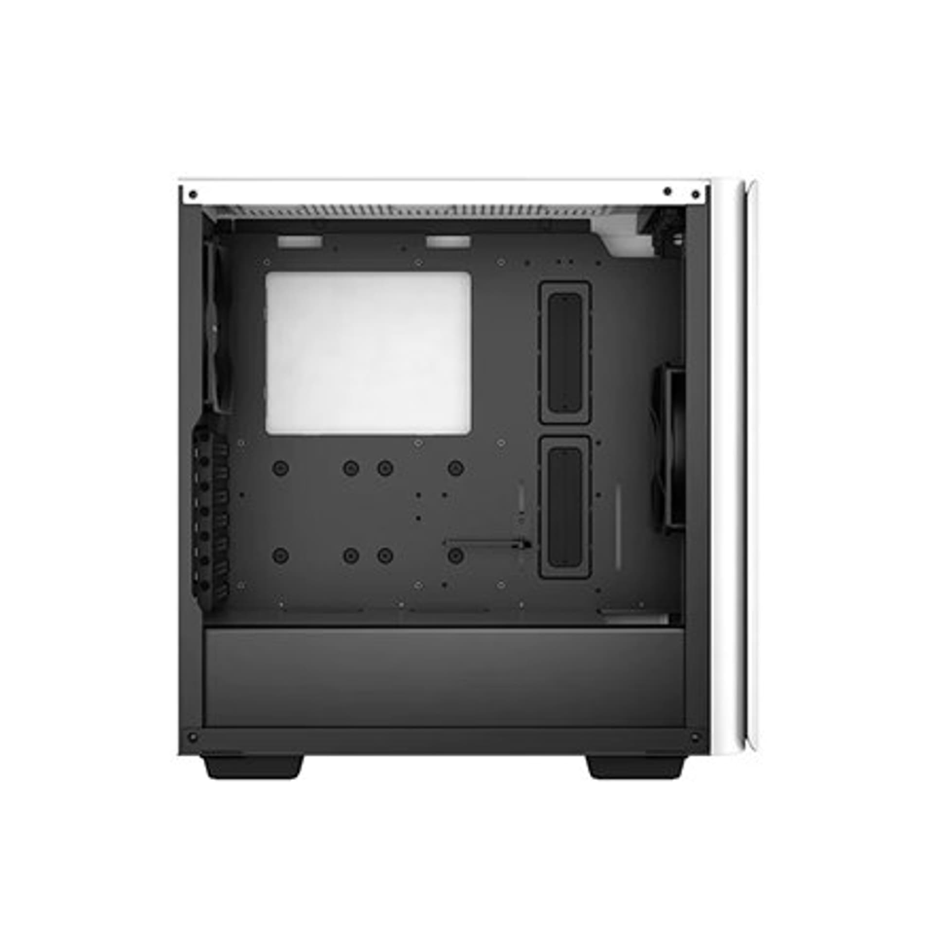 

Deepcool MID TOWER CASE CK500 Side window, White, Mid-Tower, Power supply included No