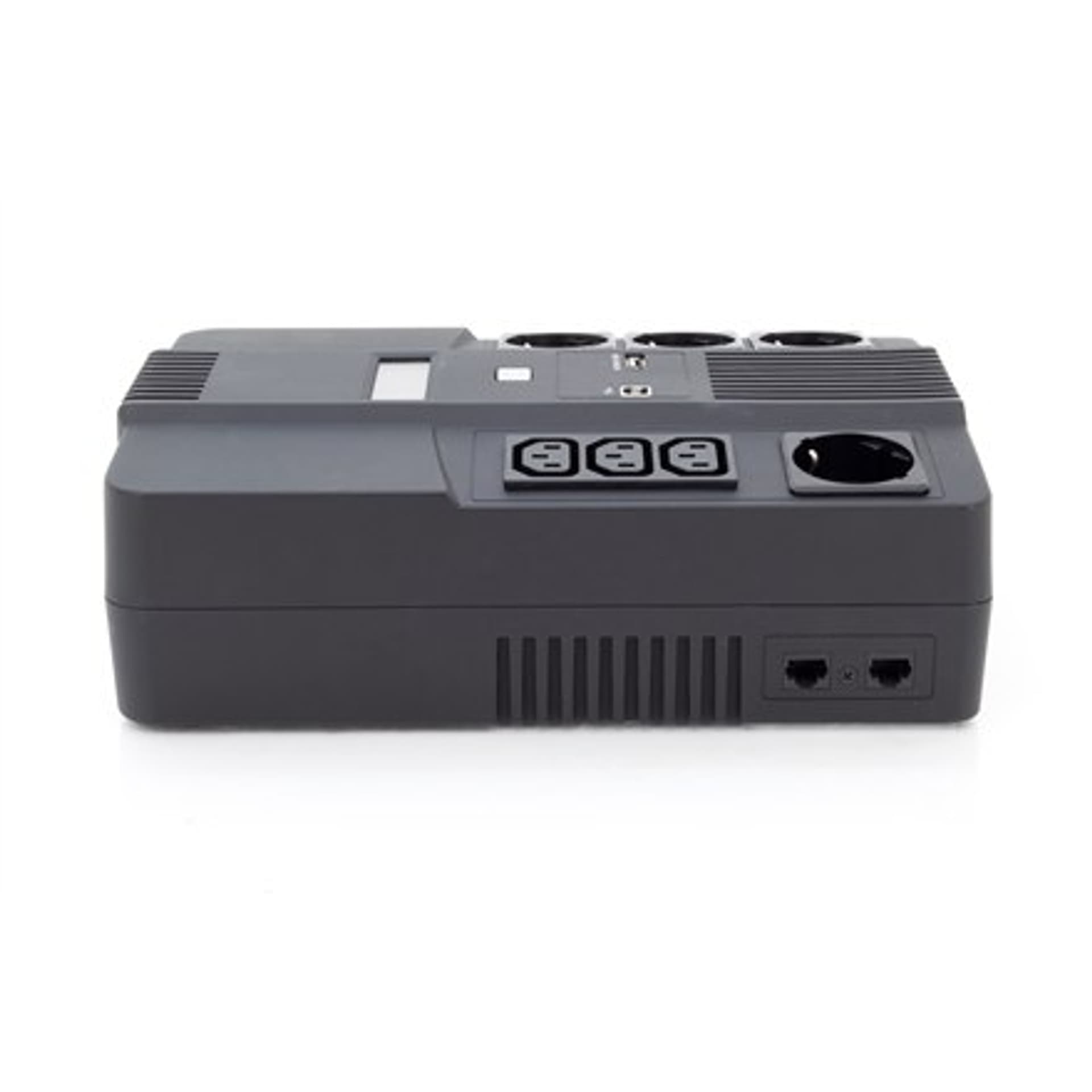 

Digitus All-in-One UPS, 600VA/360W, LED 12V/7Ah x1, 4x CEE 7/7,3x IEC C13, USB, RJ45