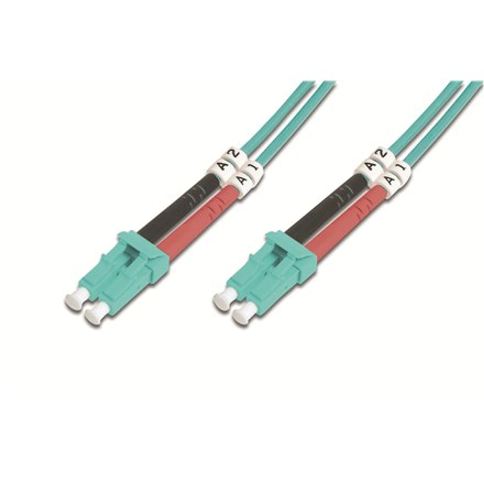 

Patch cord światłowodowy LC/LC duplex MM 50/125 OM3 1m LS0H pomarańczowy DK-2533-01/3