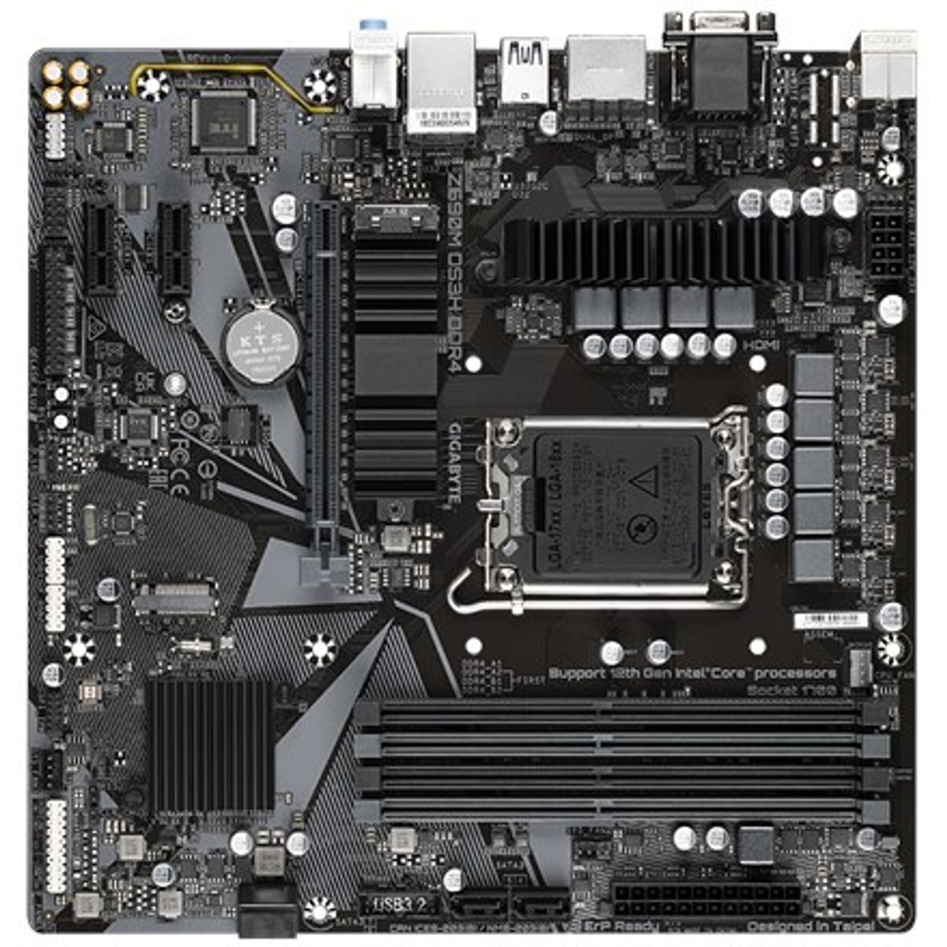

Gigabyte Z690M DS3H DDR4 1.0 M/B Processor family Intel, Processor socket LGA1700, DDR4 DIMM, Memory slots 4, Supported hard di