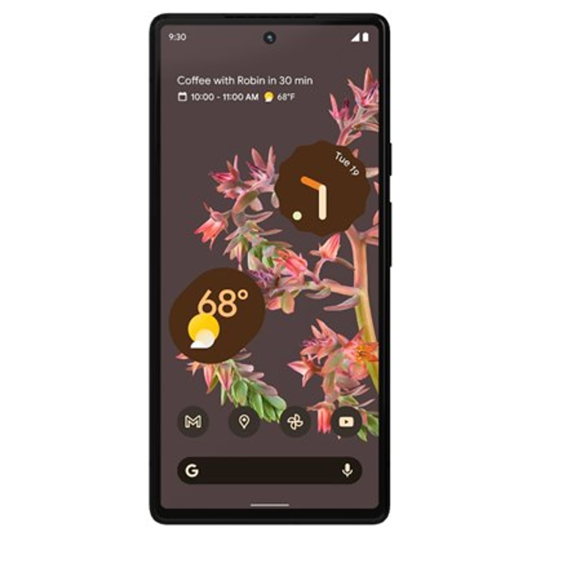 

Google Pixel 6 GB7N6 Carbon Black, 6.4 ", AMOLED, 1080 x 2400, Google Tensor, Internal RAM 8 GB, 128 GB, Nano-SIM, 4G, 5G, Main