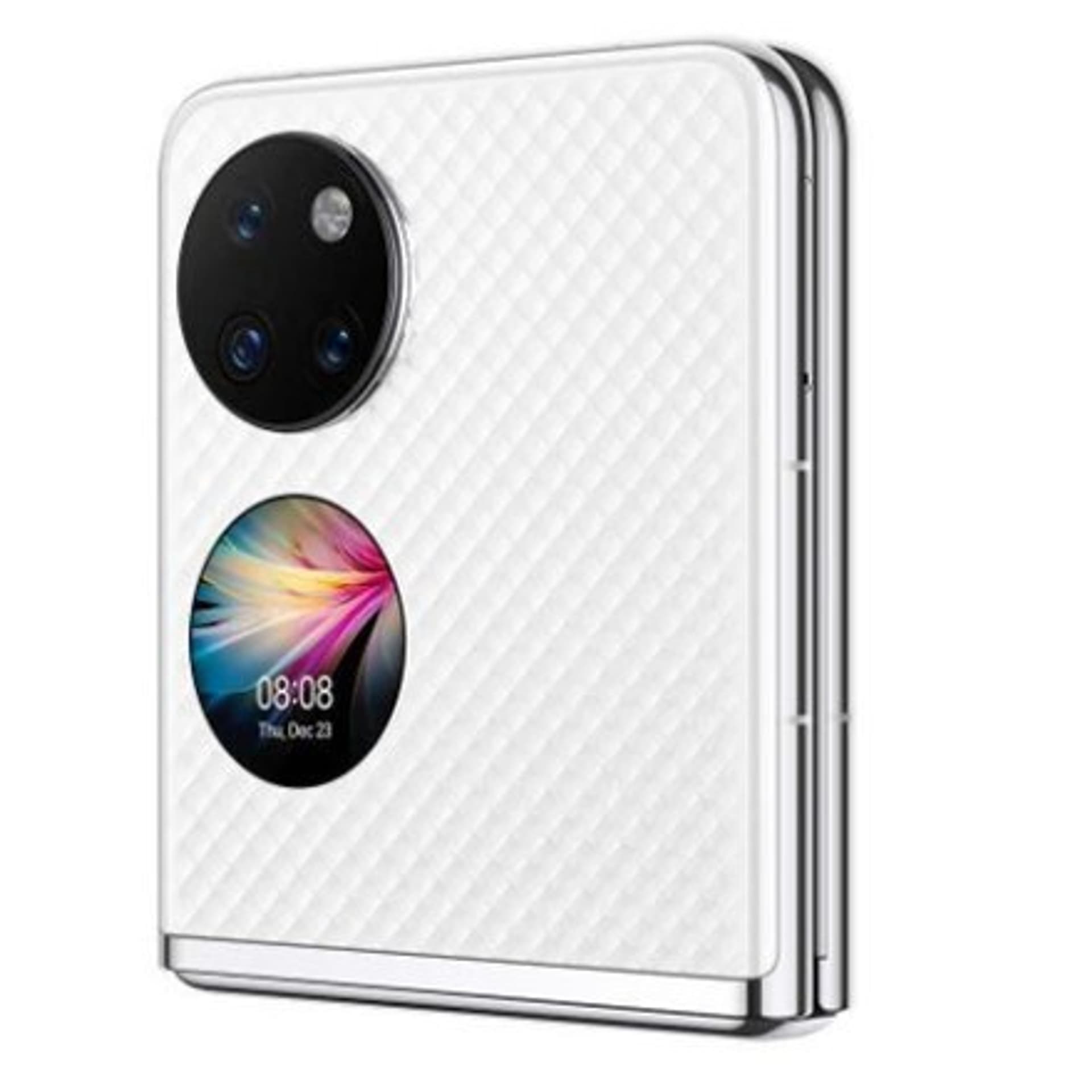 

Huawei P50 Pocket White, 6.9 ", Foldable OLED, 1188x2790, Qualcomm SM8350, Snapdragon 888 4G (5 nm), Internal RAM 8 GB, 256 GB,