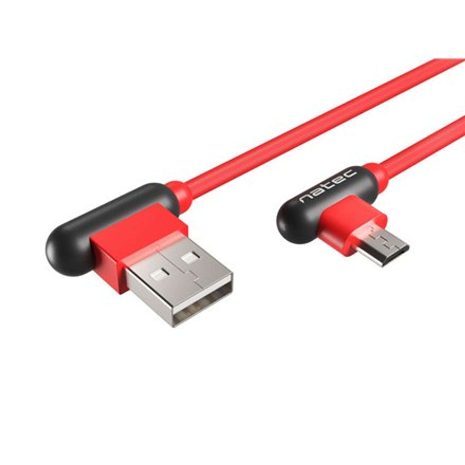 

Natec Angled USB Micro to Type A Cable Prati 1 m, USB Type-A, Micro USB