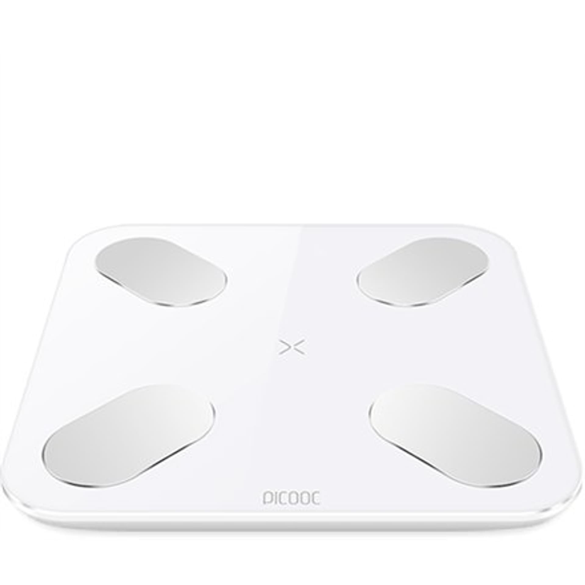 

PICOOC Smart Digital Scales Mini Lite Maximum weight (capacity) 150 kg, Body Mass Index (BMI) measuring, White, Memory function, Bmi) measuring/white/memory functio