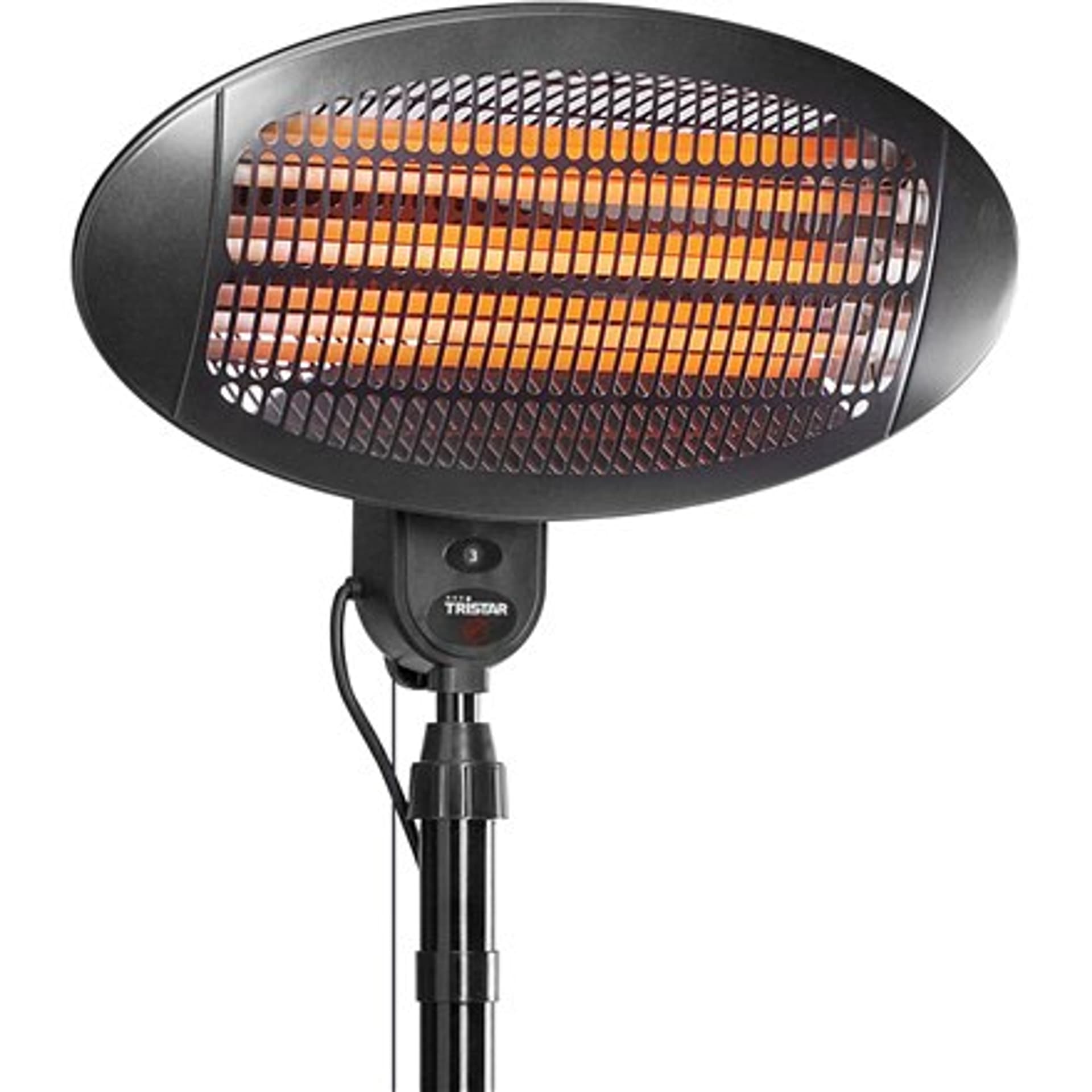 

Tristar Heater KA-5287 Patio heater, 2000 W, Number of power levels 3, Suitable for rooms up to 20 m, Black