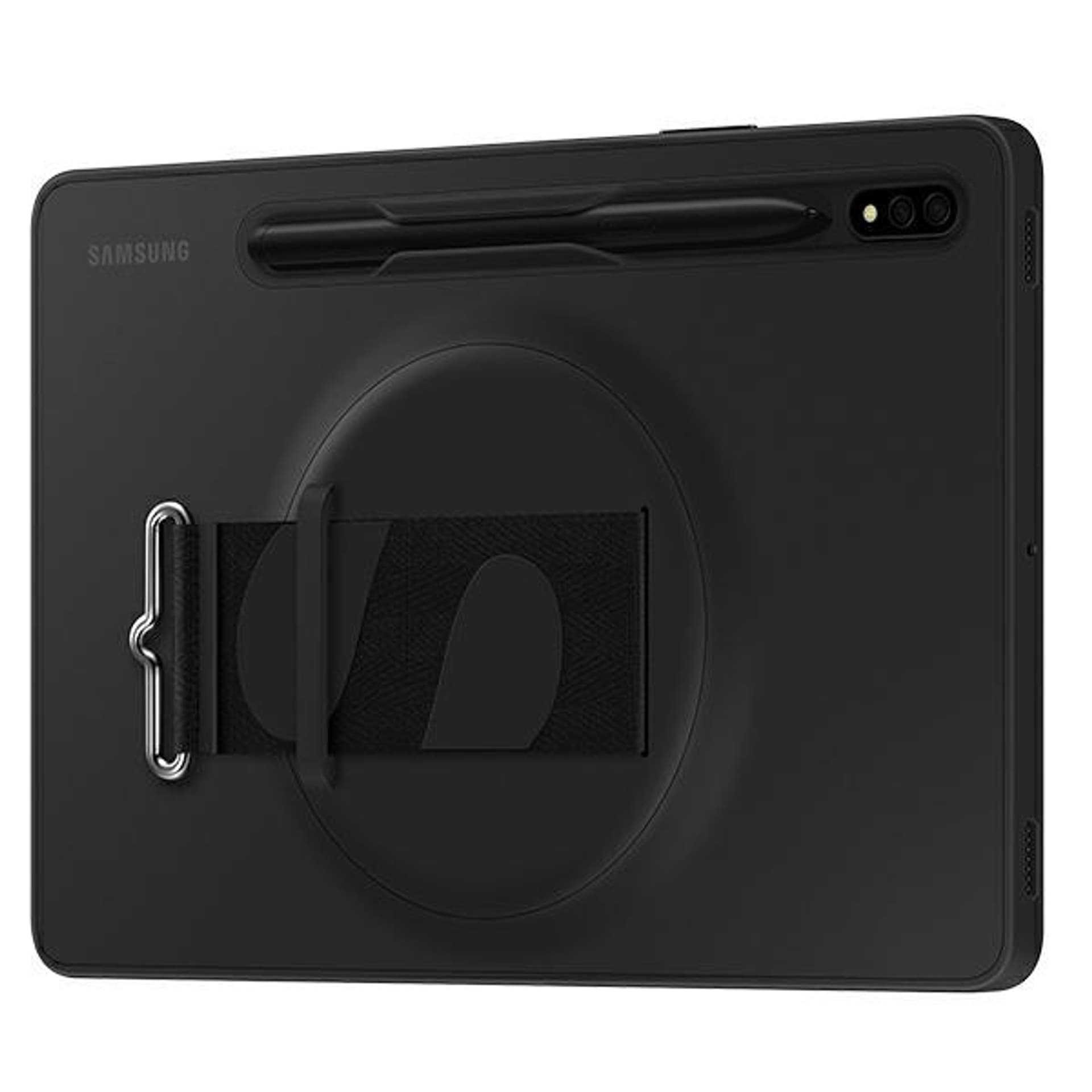 

Etui Samsung EF-GX700CB Tab S8 czarny/black Strap Cover