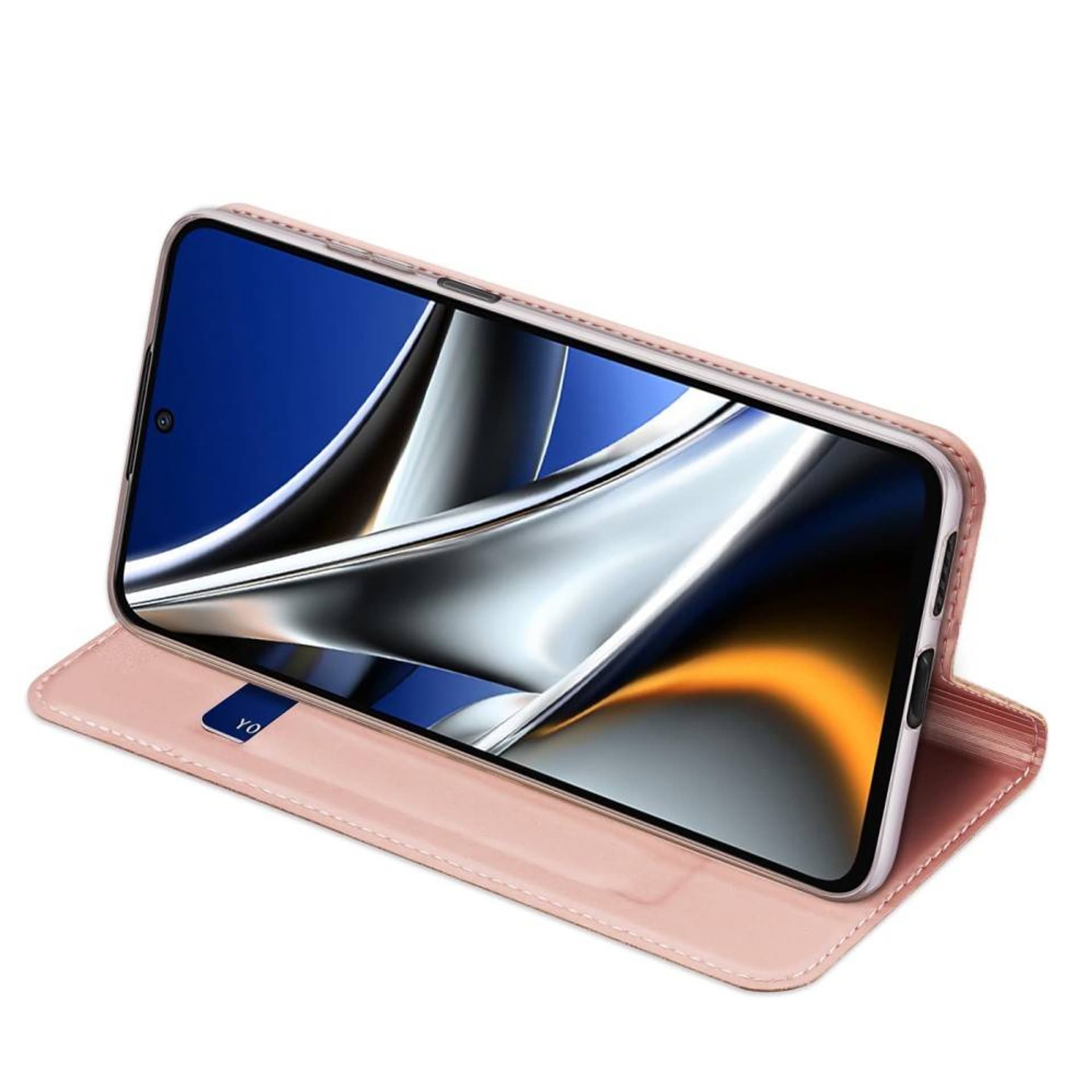 

Etui XIAOMI POCO X4 PRO 5G z Klapką Eko Skóra Dux Ducis Skin Leather jasny róż