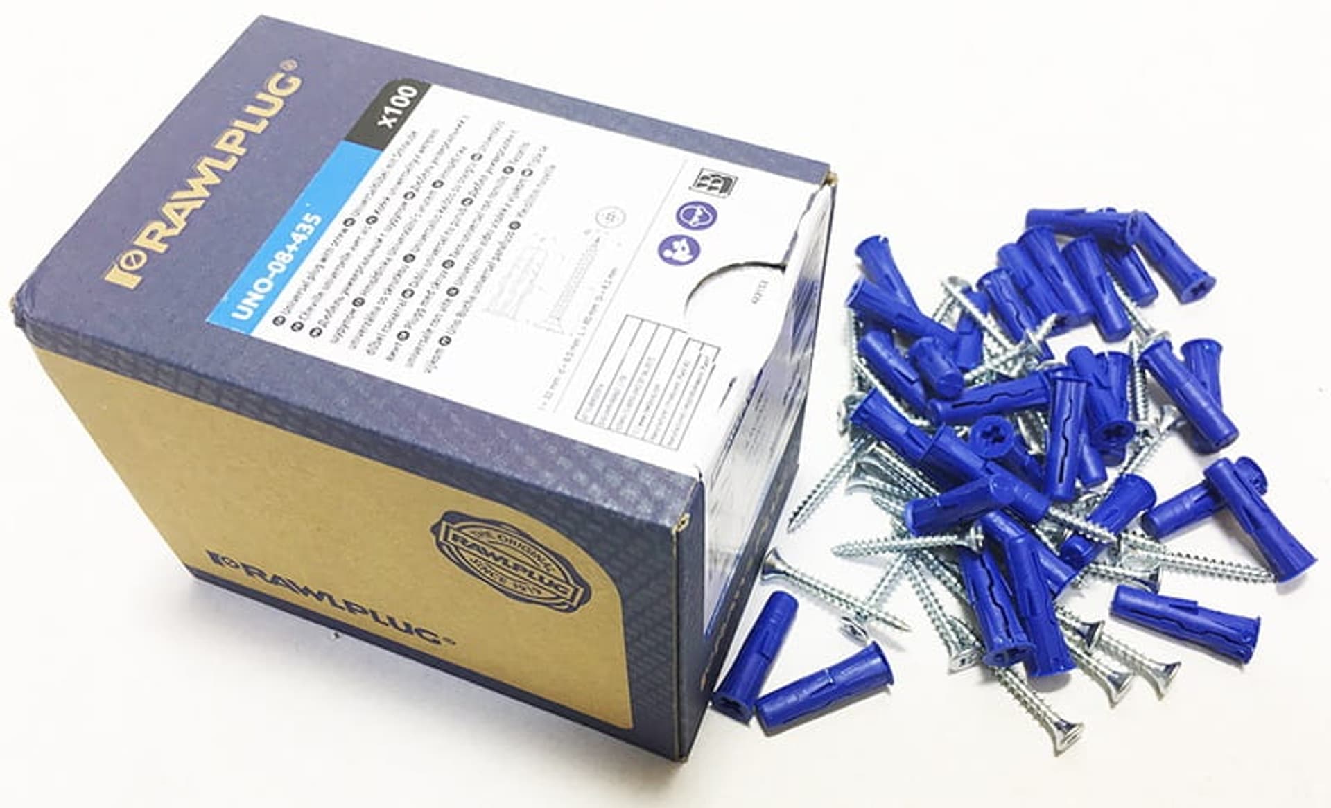 

Kołek z wkrętem (kołek 8 x 32 mm, wkręt 4.5 x 35 mm)