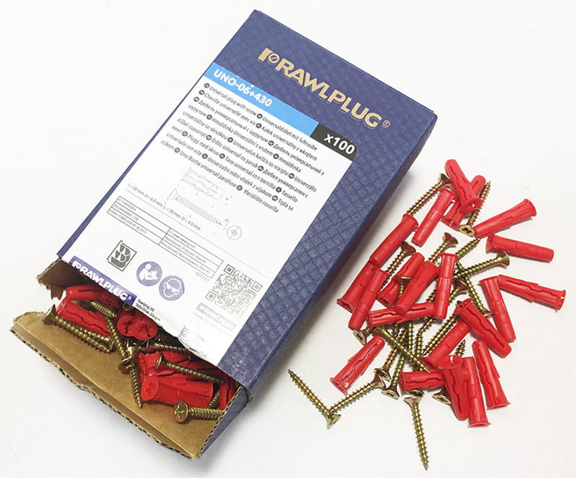 

Kołek z wkrętem (kołek 6 x 28 mm, wkręt 4 x 30 mm)
