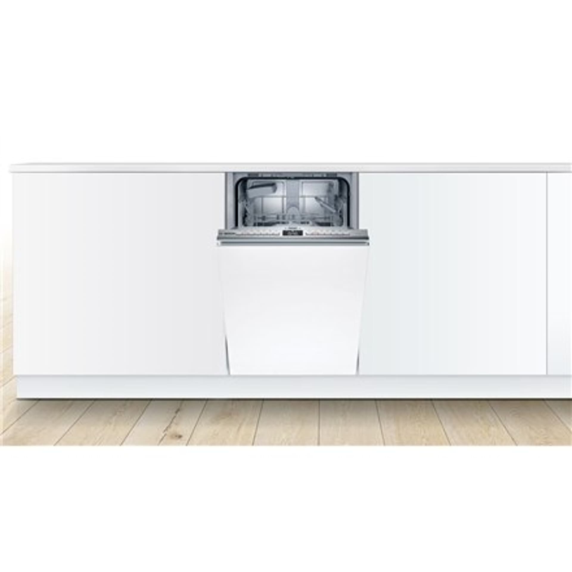 

Bosch Dishwasher SPV4HKX45E Built-in, Width 45 cm, Number of place settings 9, Number of programs 5, Energy efficiency class E,